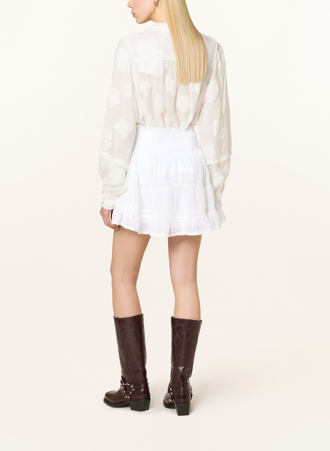 NEO NOIR Skirt ROBBY: WHITE