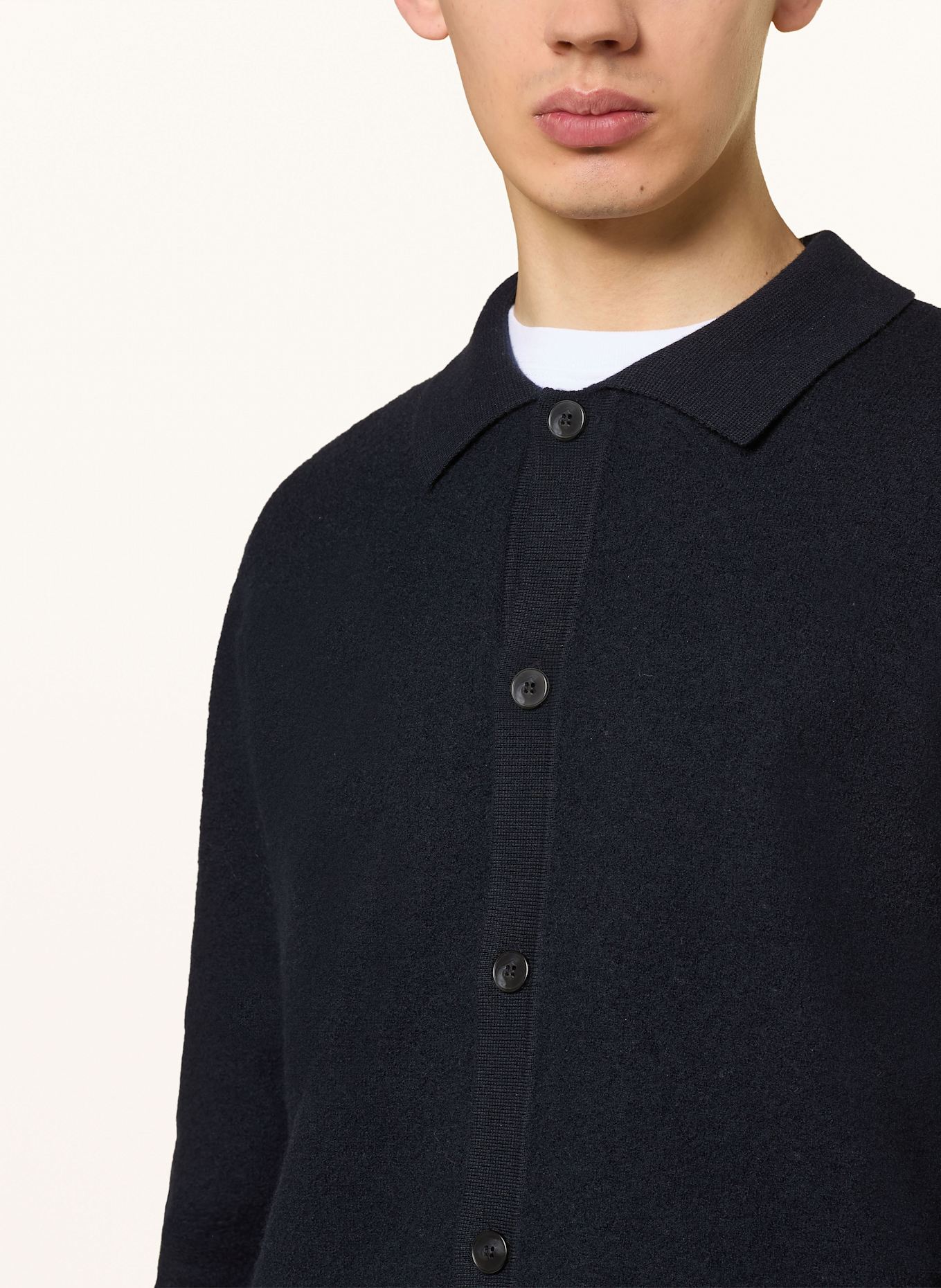 SAMSØE  SAMSØE Kardigan SARICHARD: GRANATOWY