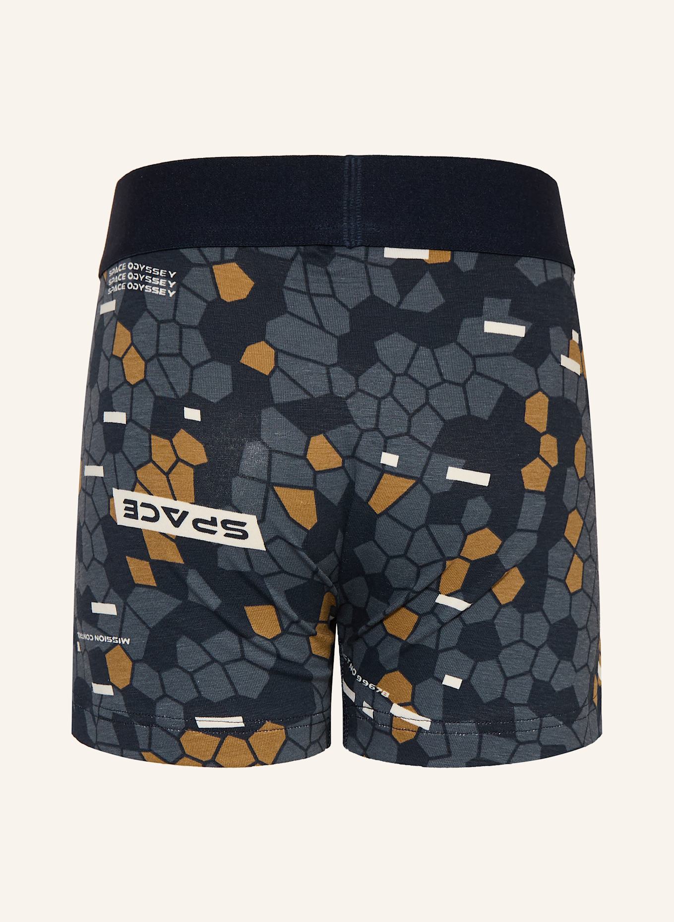 Sanetta 2er-Pack Boxershorts: DUNKELBLAU / DUNKELGRAU / HELLBRAUN