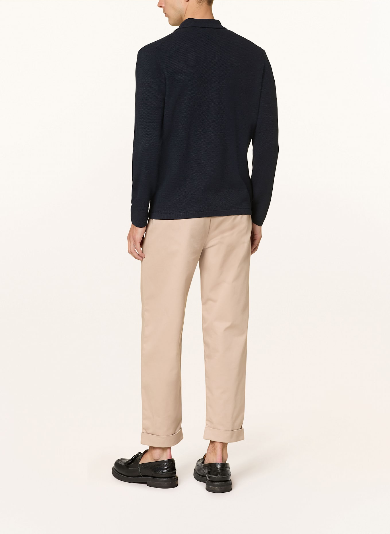 Marc O'Polo Strick-Overshirt: DUNKELBLAU