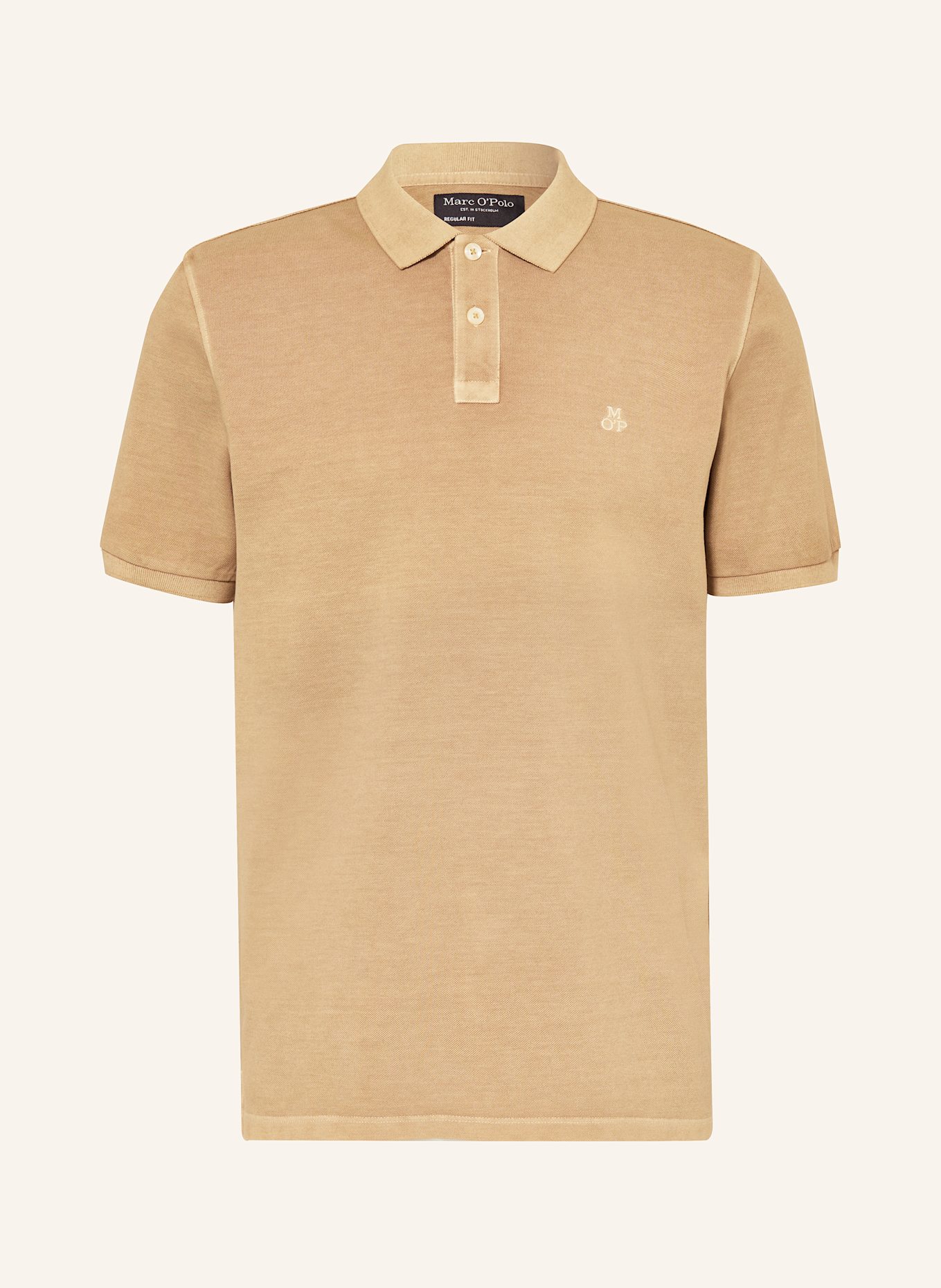 Marc O'Polo Piqué-Poloshirt Regular Fit: BEIGE