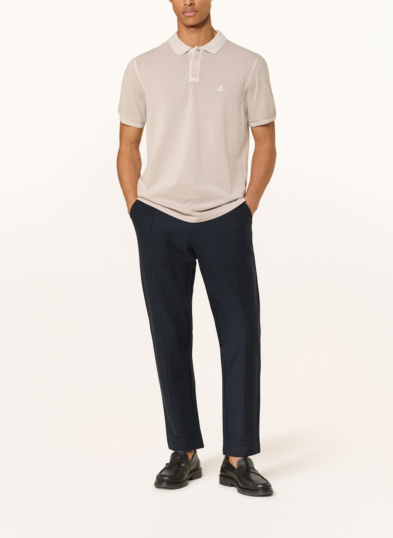 Marc O'Polo Piqué-Poloshirt Regular Fit: GRAU