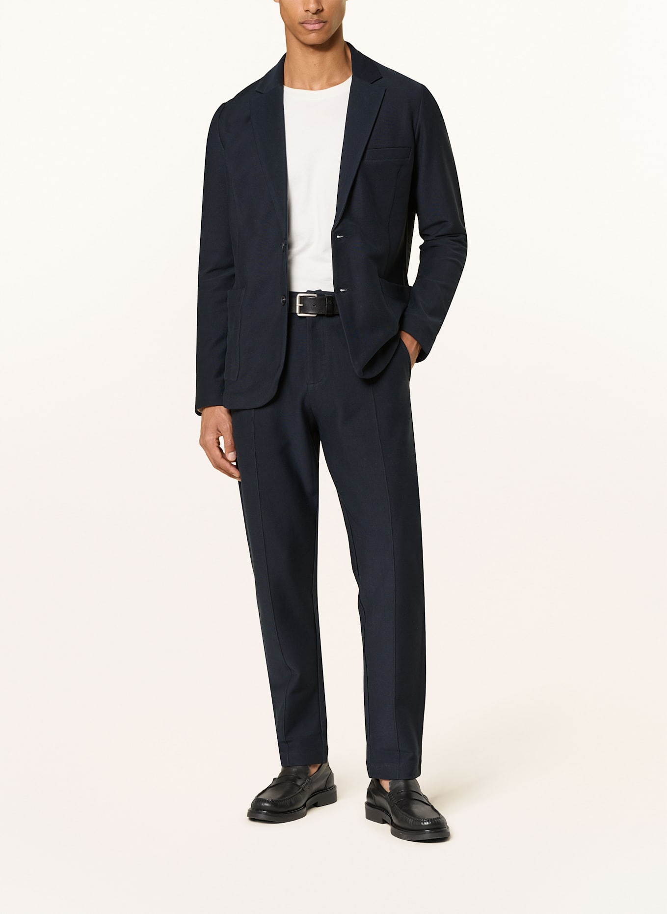 Marc O'Polo Jersey jacket regular fit: DARK BLUE