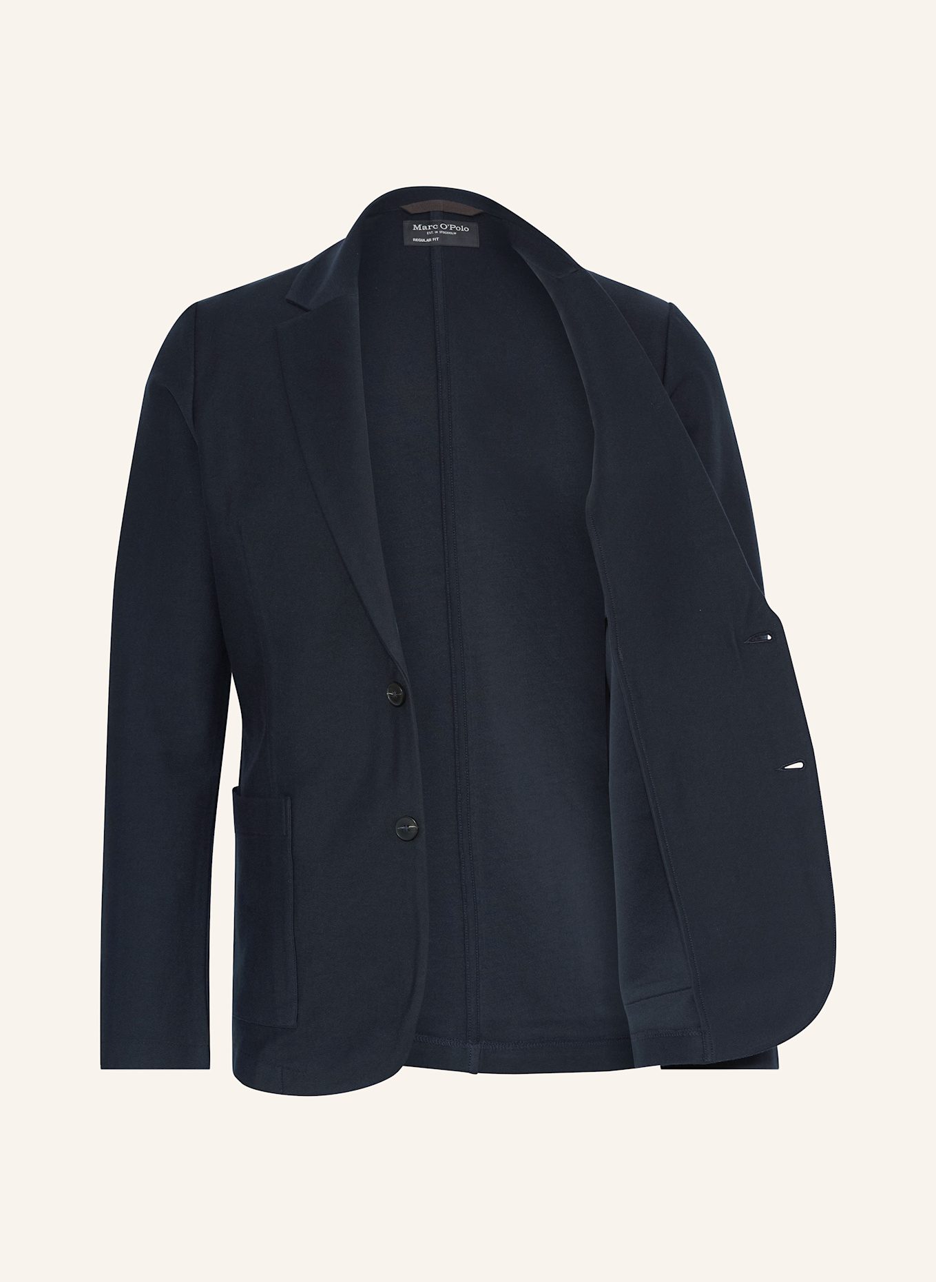 Marc O'Polo Jersey jacket regular fit: DARK BLUE