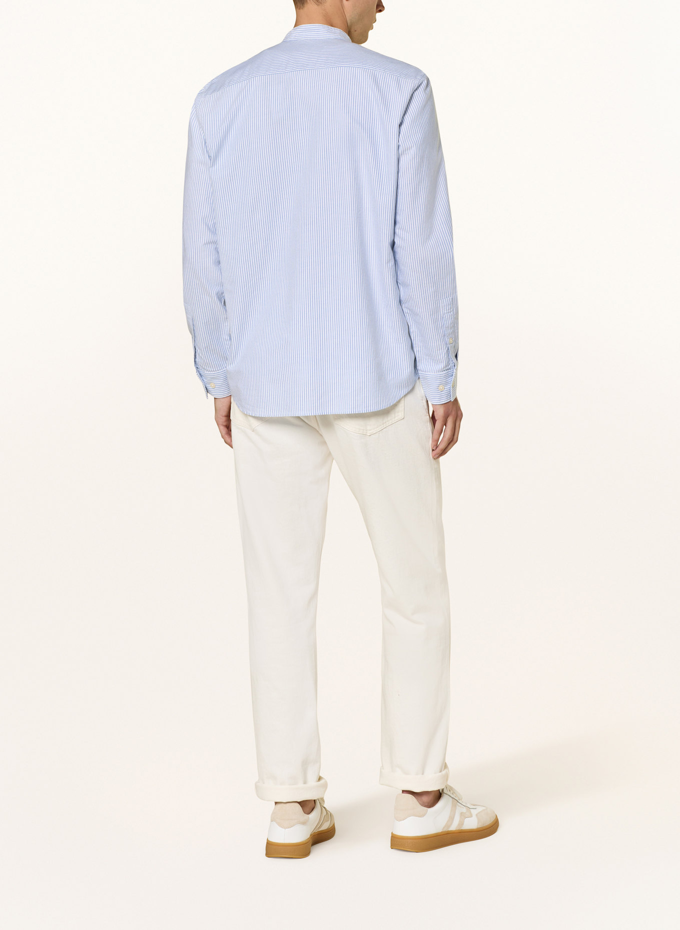 Marc O'Polo Hemd Regular Fit: WEISS / HELLBLAU