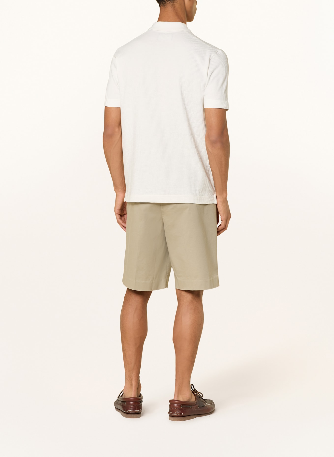 Marc O'Polo Žerzejová polokošile Regular Fit: BÍLÁ