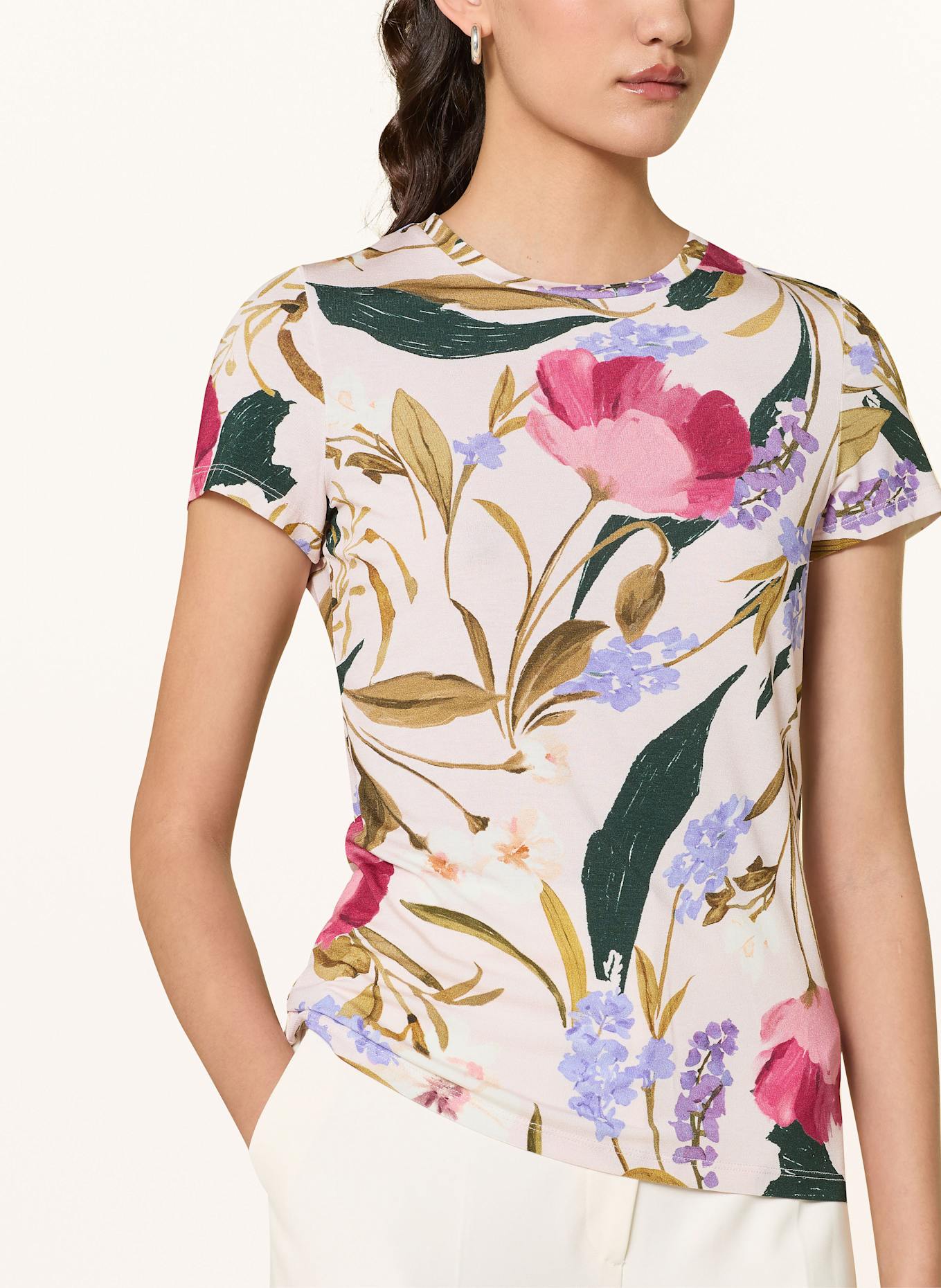TED BAKER T-Shirt BELLIEA: WEISS / PINK / GRÜN