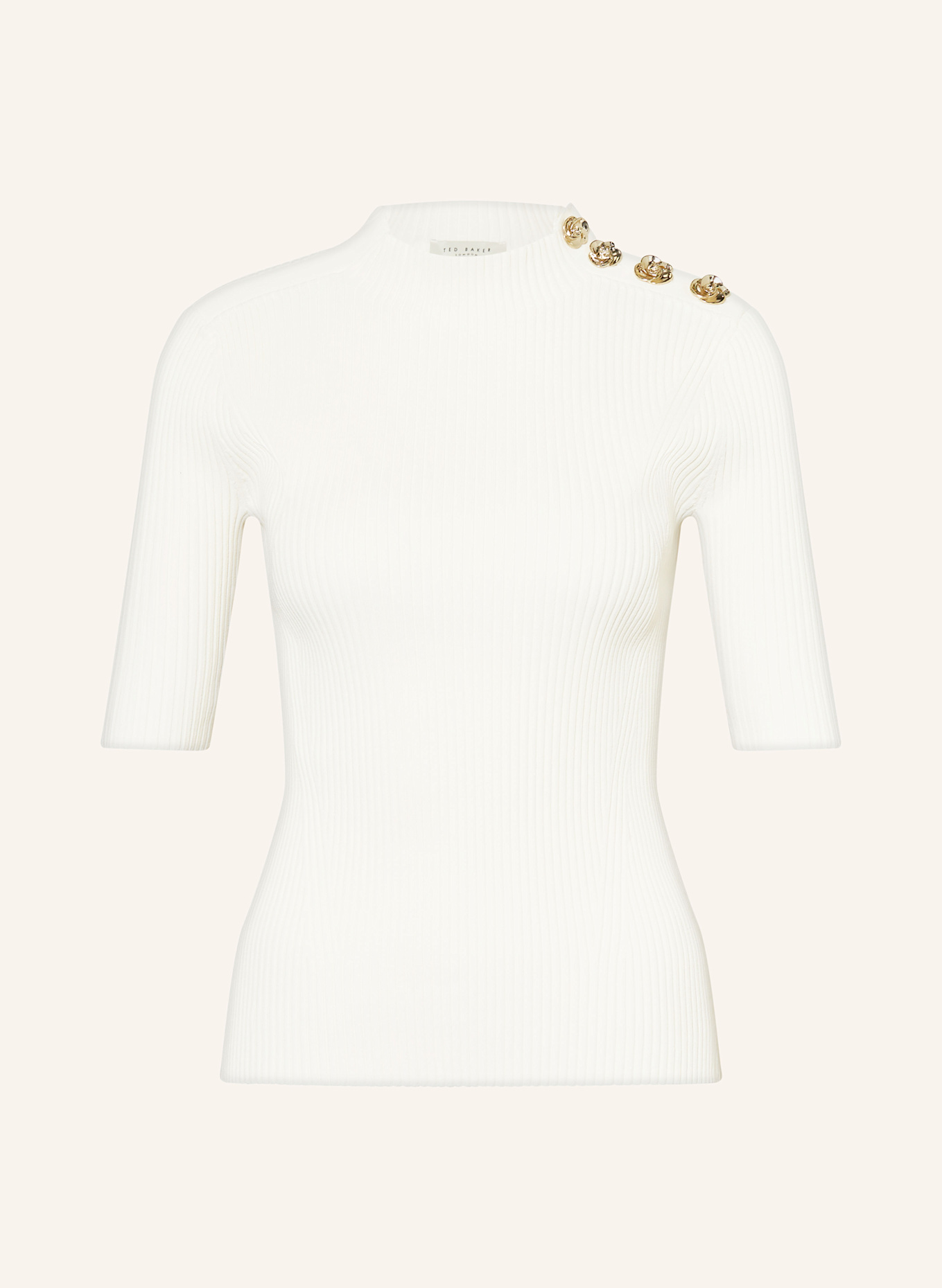 TED BAKER Strickshirt EELIIA: WEISS