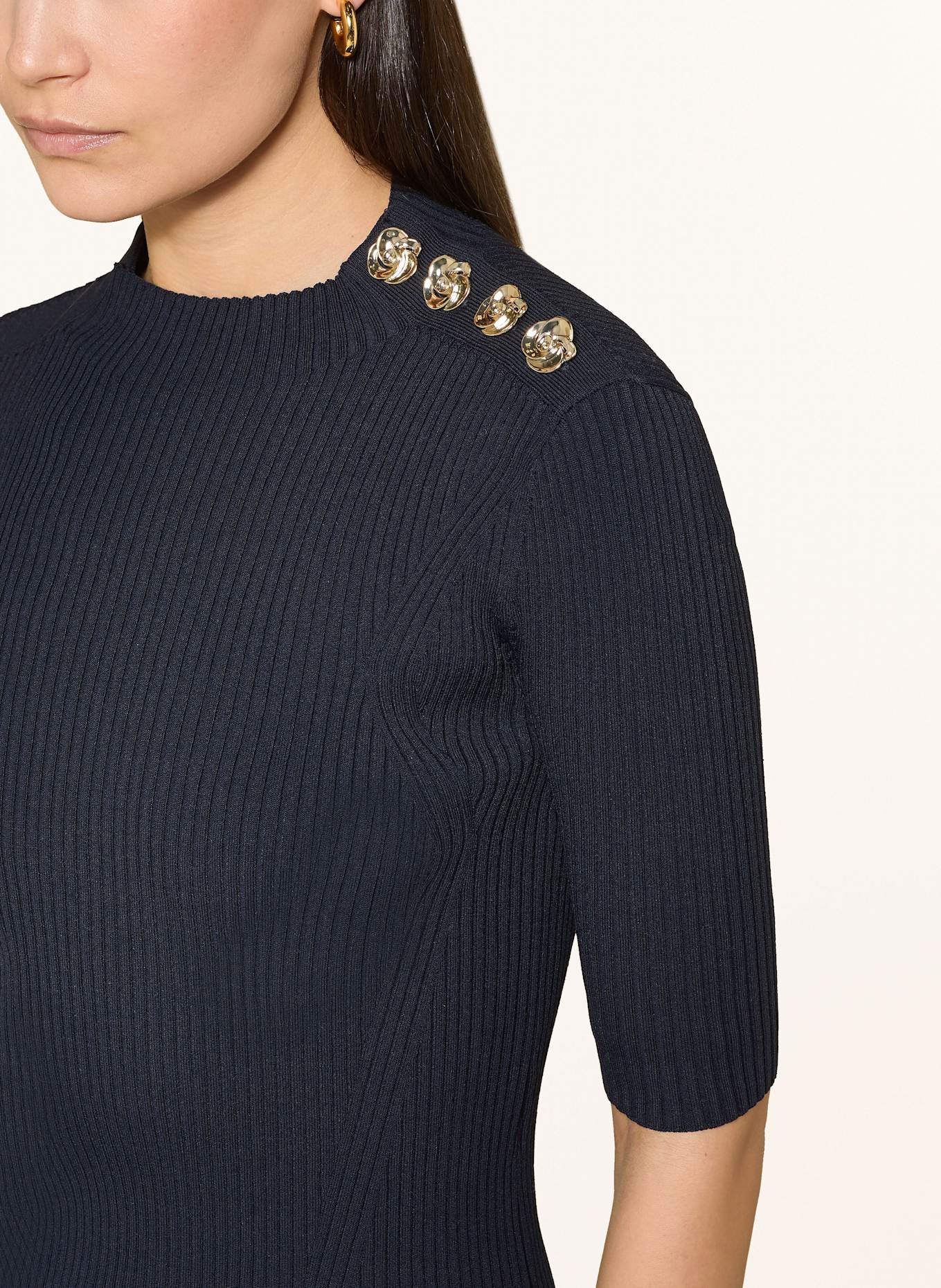 TED BAKER Strickshirt EELIIA: DUNKELBLAU