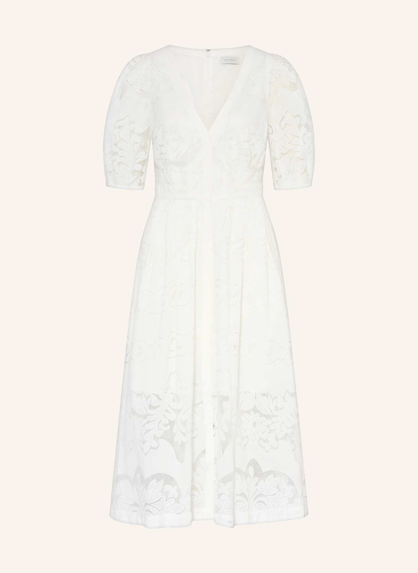 TED BAKER Spitzenkleid AGNEL: WEISS