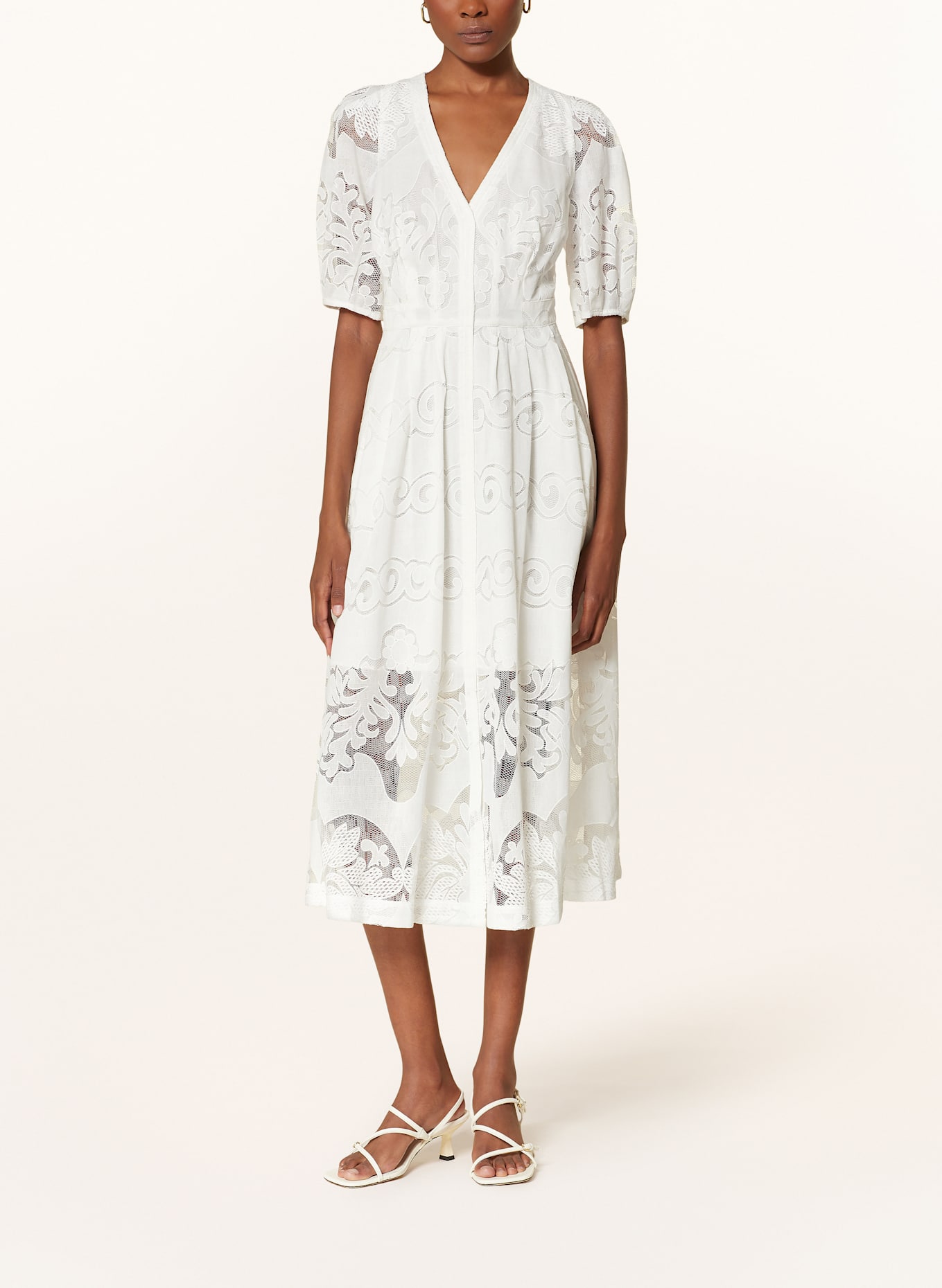 TED BAKER Spitzenkleid AGNEL: WEISS