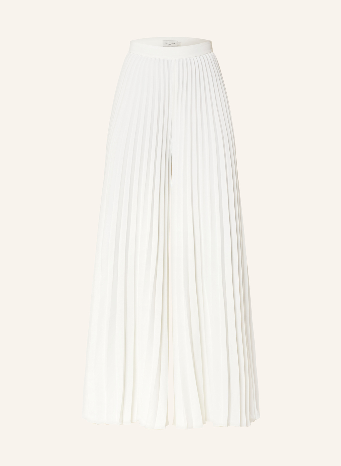 TED BAKER Pleated trousers HARYX: WHITE