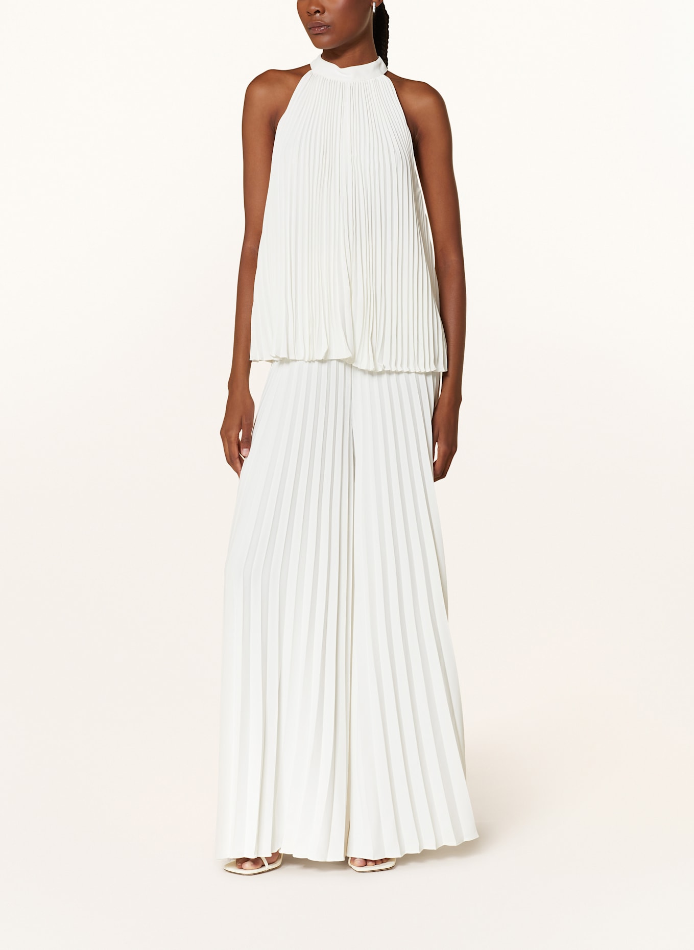 TED BAKER Pleated trousers HARYX: WHITE