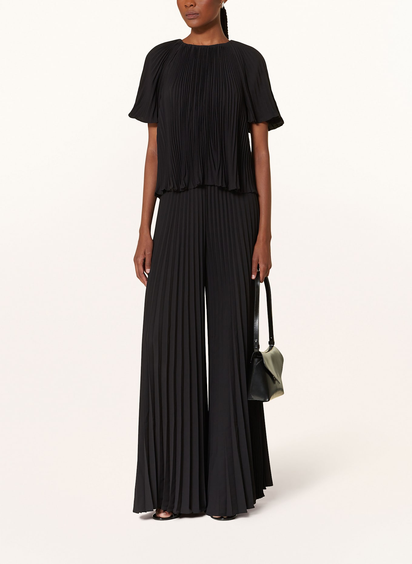 TED BAKER Blusenshirt AGARA mit Plissees: SCHWARZ