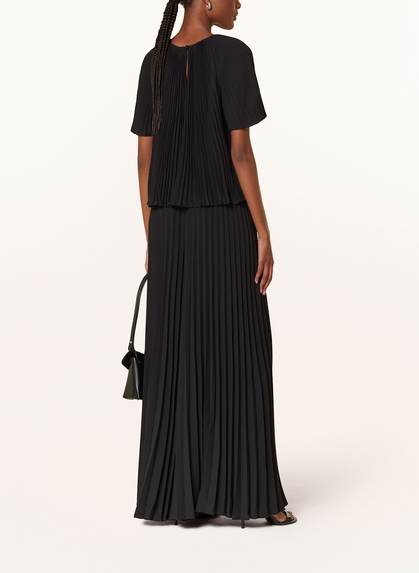 TED BAKER Blusenshirt AGARA mit Plissees: SCHWARZ