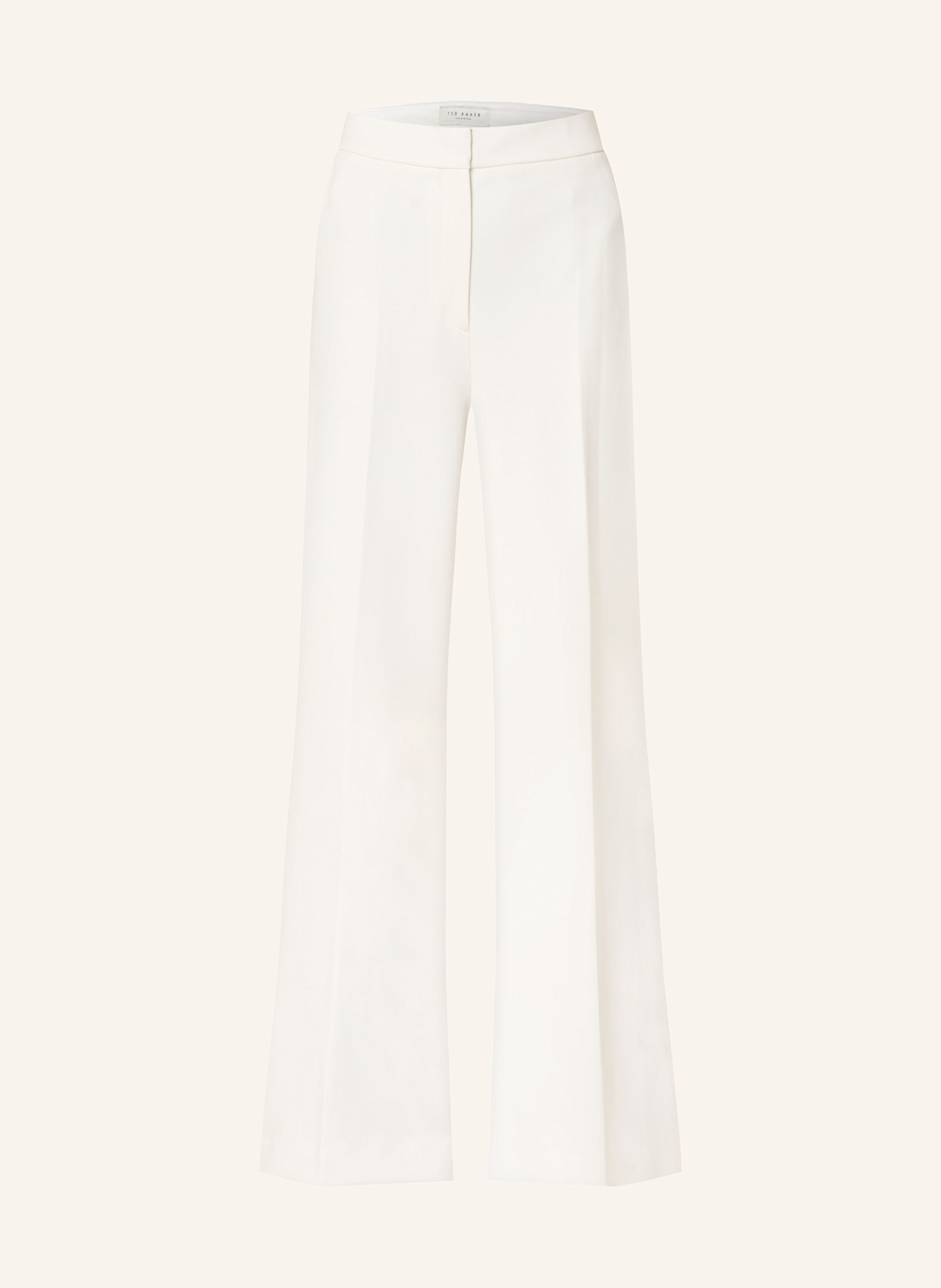 TED BAKER Bootcut trousers INDRIV: ECRU