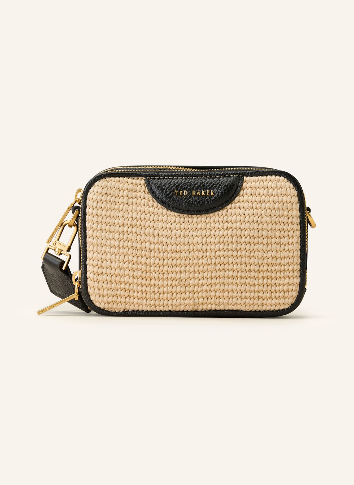 TED BAKER Kabelka přes rameno BARIA MINI: ČERNÁ / BÉŽOVÁ