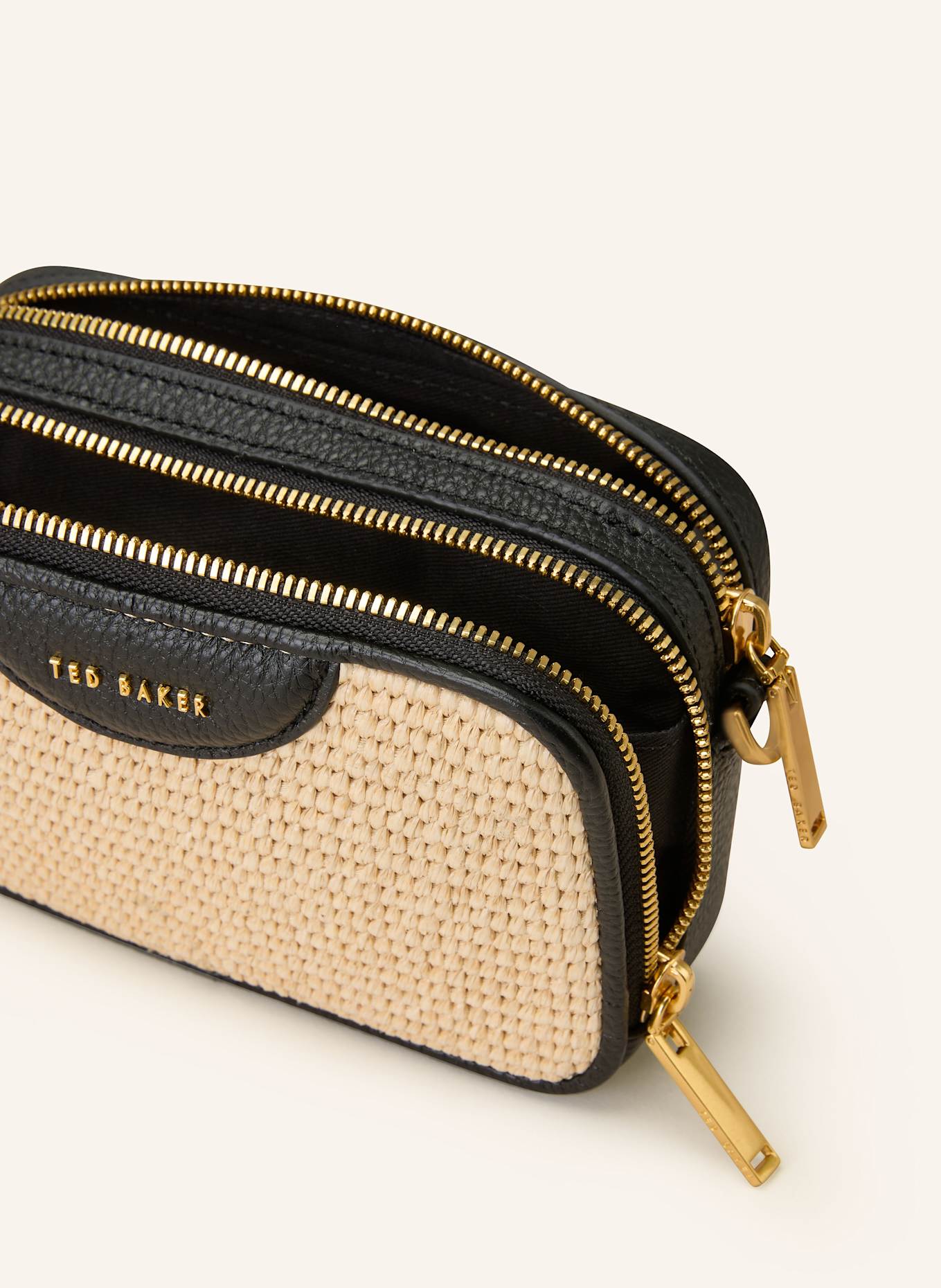 TED BAKER Kabelka přes rameno BARIA MINI: ČERNÁ / BÉŽOVÁ