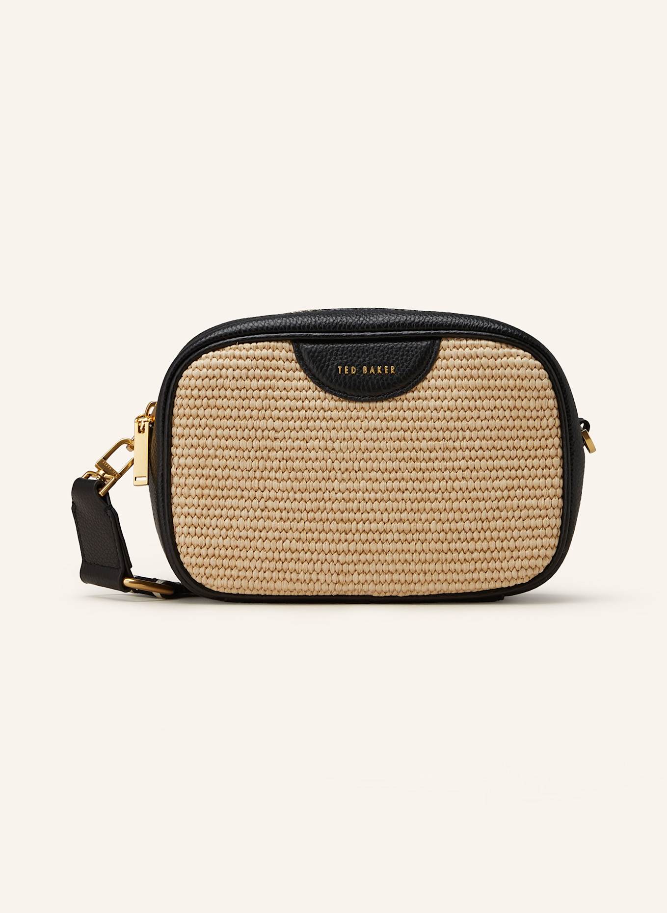 TED BAKER Taška přes rameno BARDAS: ČERNÁ / BÉŽOVÁ