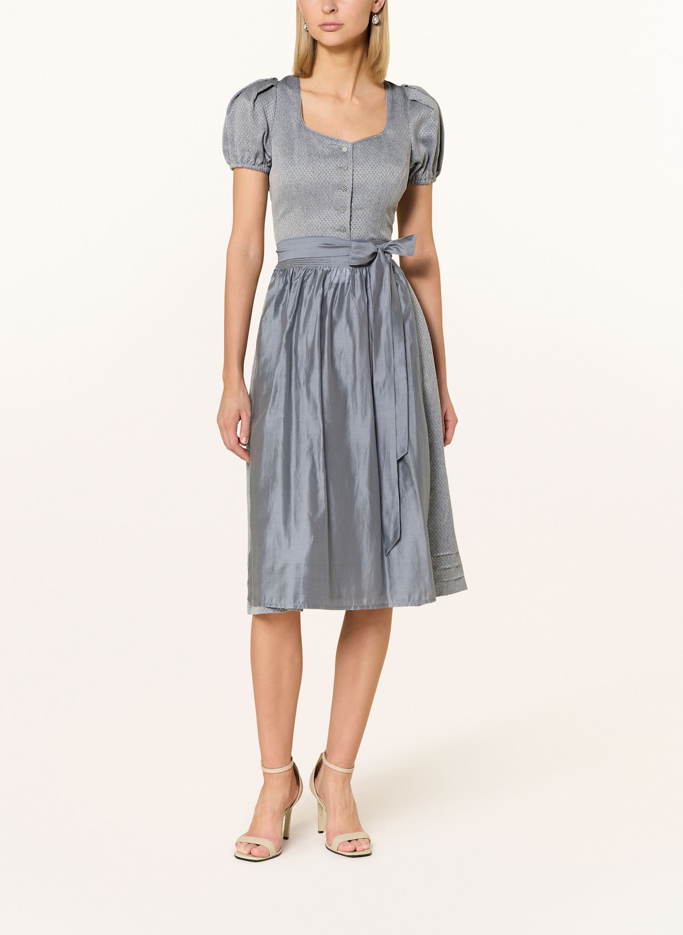 Spieth & Wensky Dirndl FERRARA: ŠEDÁ