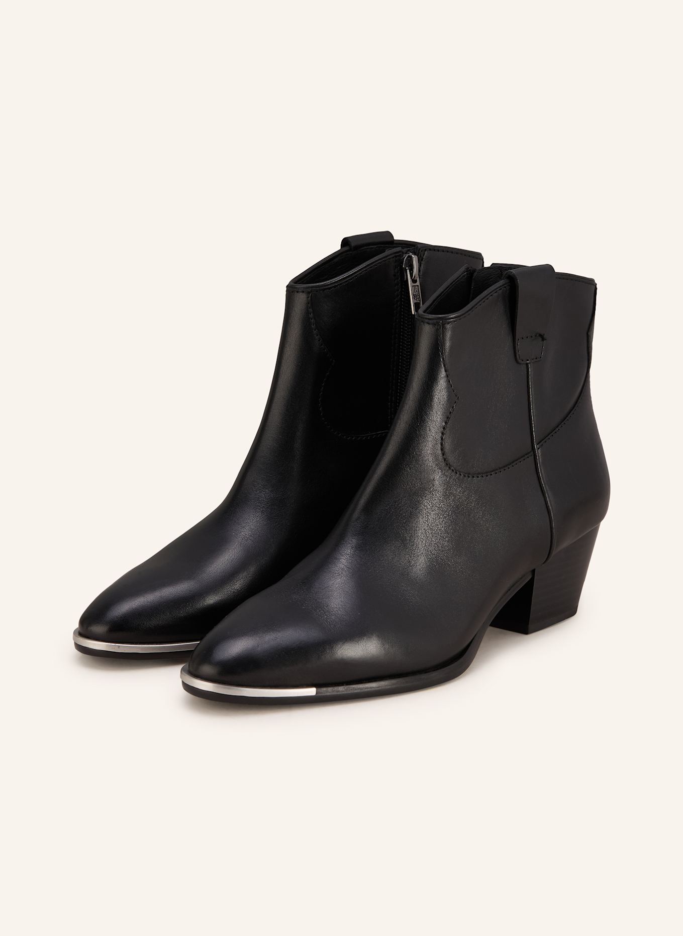 ash Cowboy Boots FAME: SCHWARZ