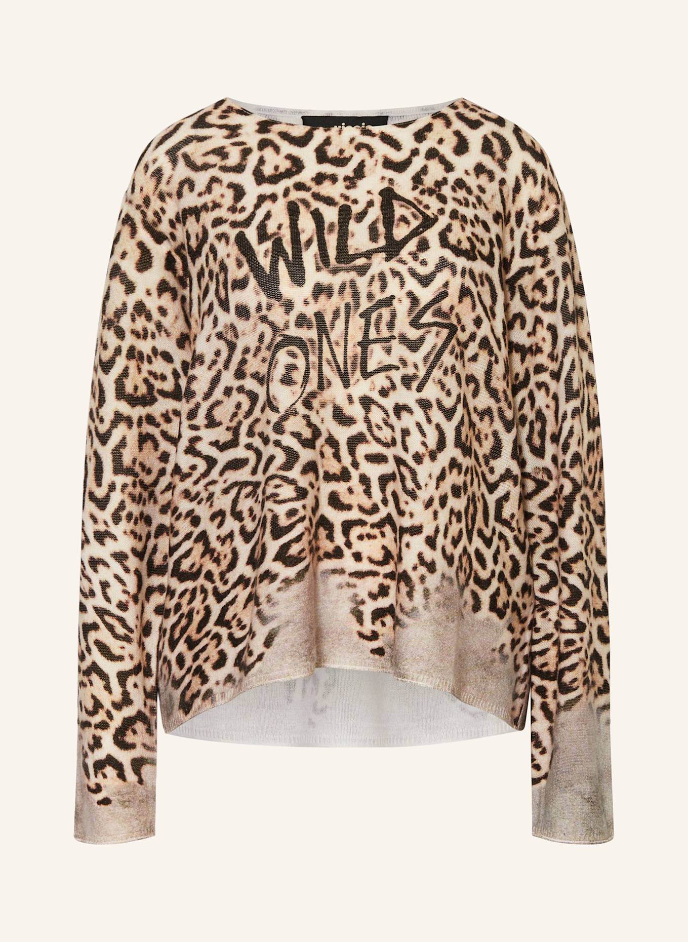 yippie hippie Pullover: HELLBRAUN / BRAUN / SCHWARZ