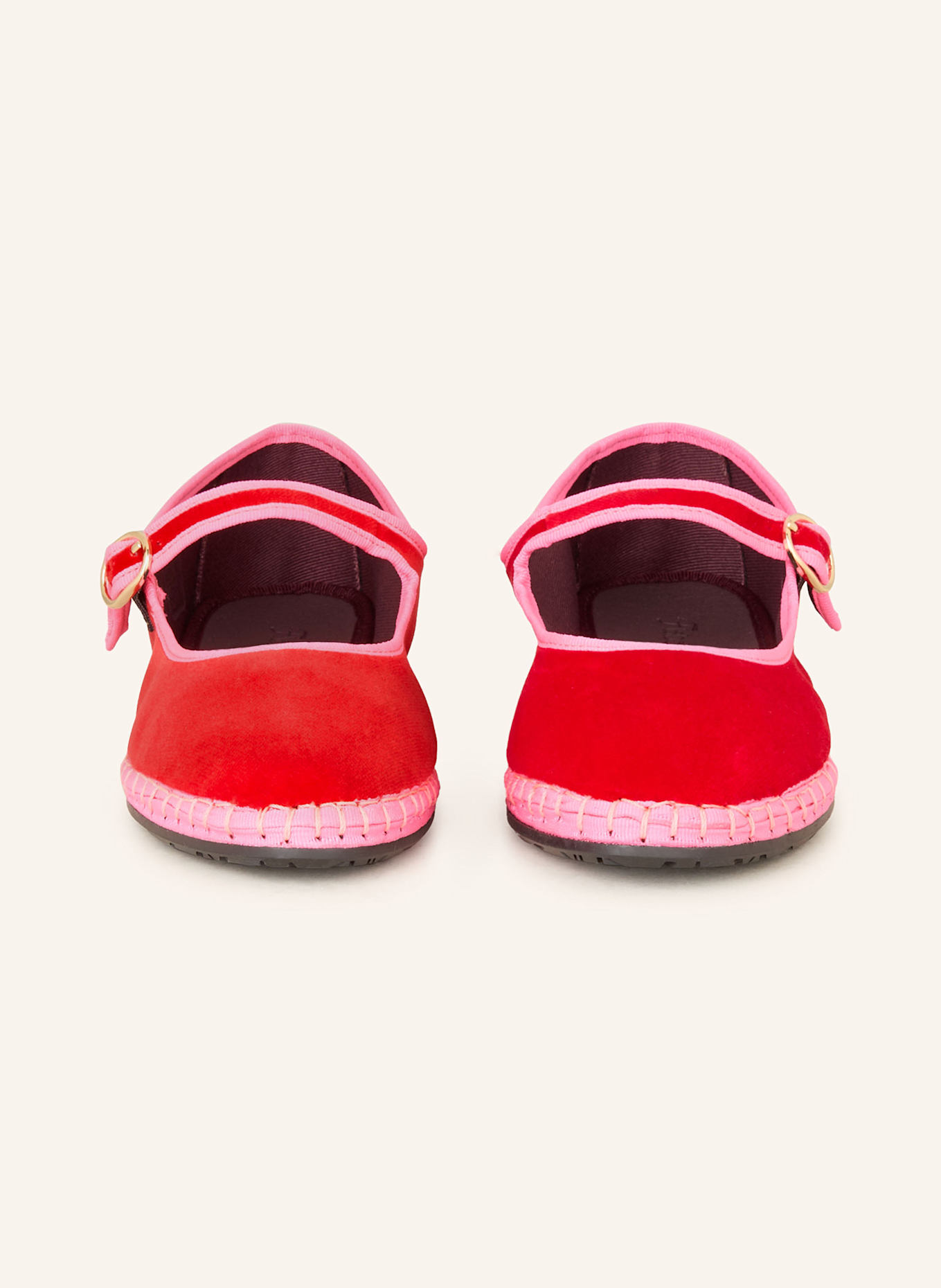 FLABELUS Ballet flats AURELIE: RED / PINK
