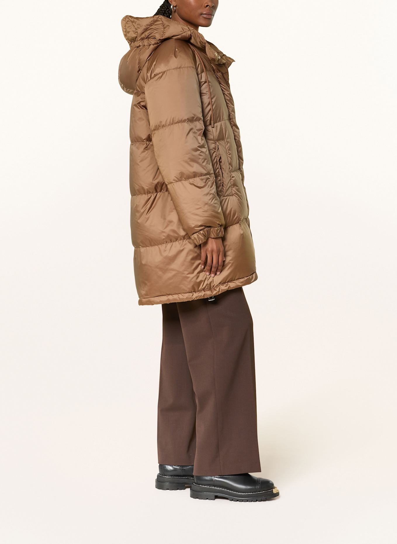 WEEKEND Max Mara Steppmantel ANFORA zum Wenden: HELLBRAUN