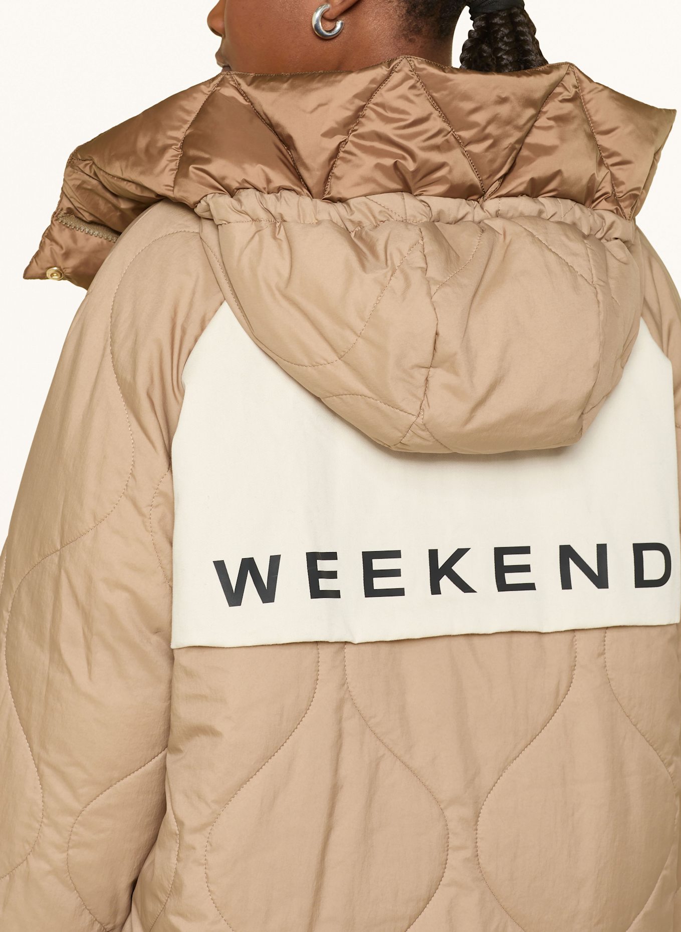 WEEKEND Max Mara Steppmantel ANFORA zum Wenden: HELLBRAUN