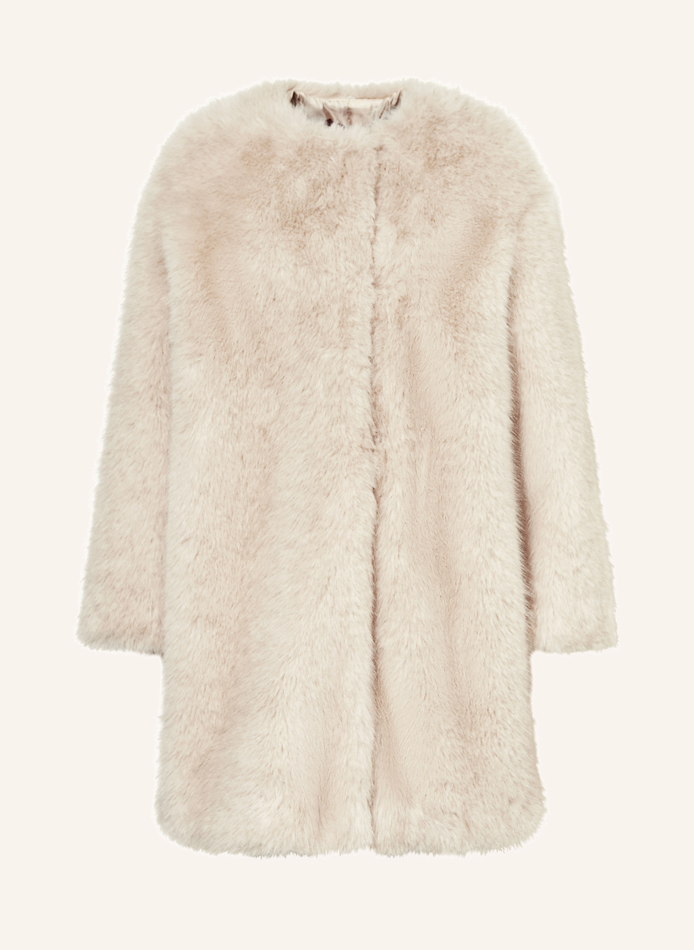 Max Mara STUDIO Kunstfell-Mantel EROS: BEIGE