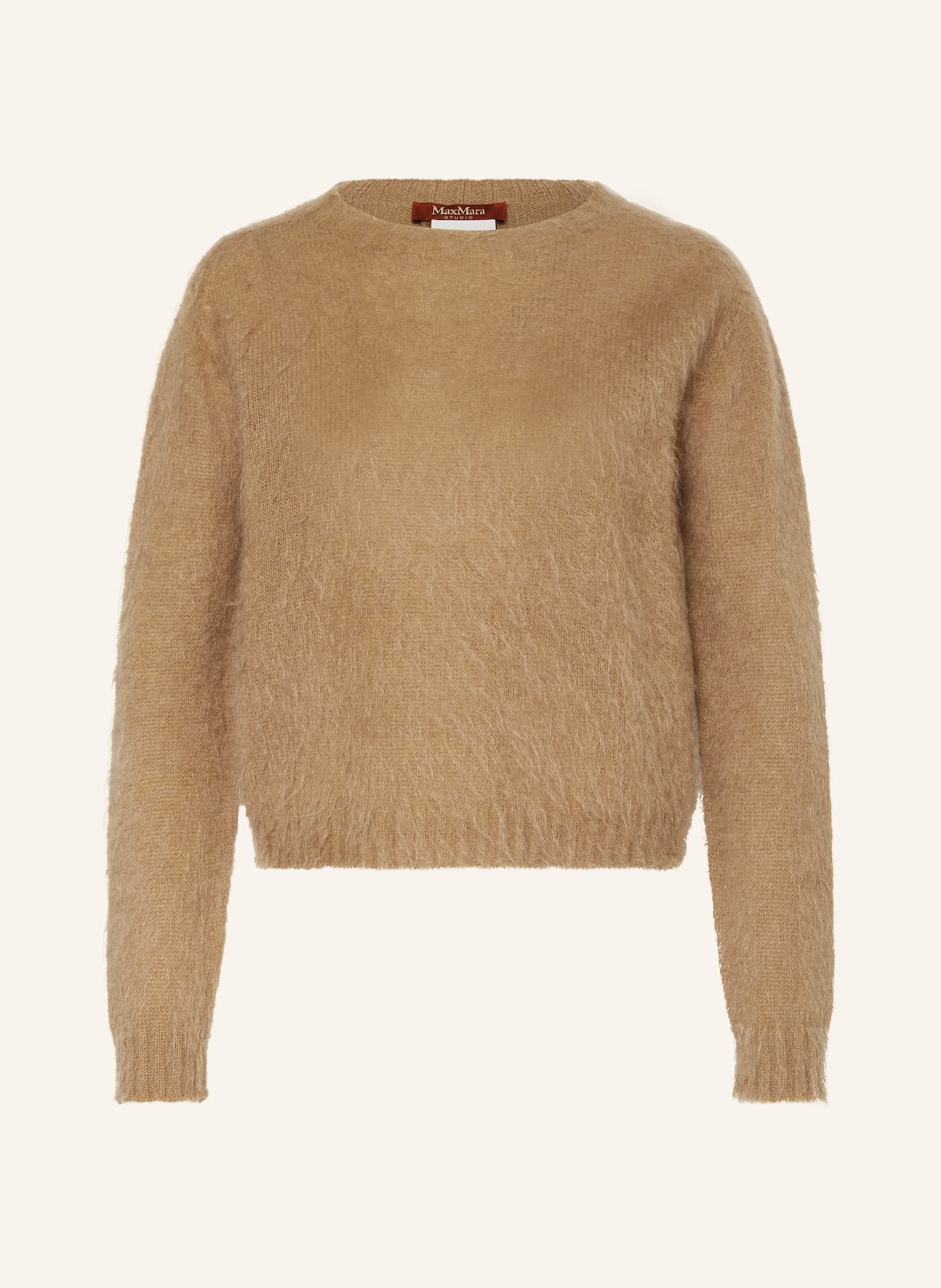Max Mara STUDIO Pullover ACETO mit Mohair: CAMEL