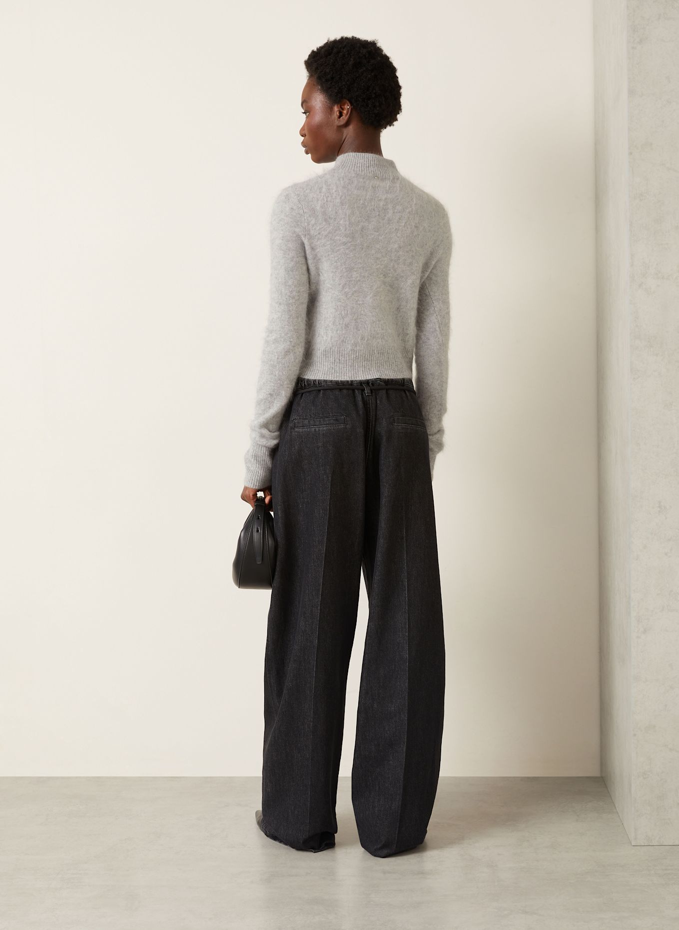 SPORTMAX Pull en cachemire GUBBIO: GRIS CLAIR