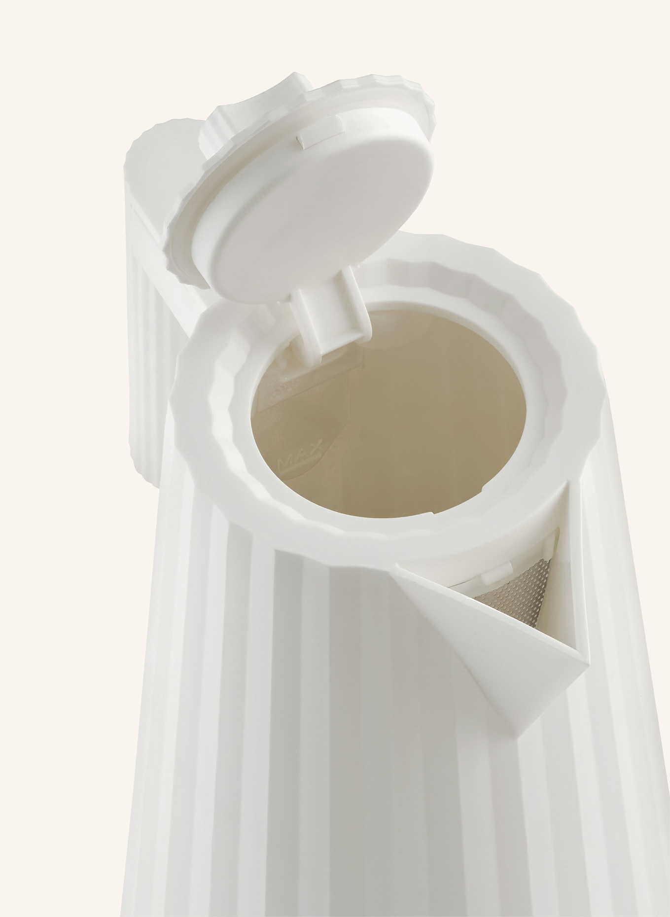 ALESSI Czajnik PLISSÉ: BIAŁY