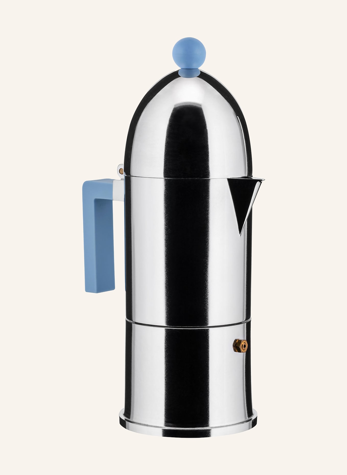 ALESSI Espressokocher LA CUPOLA: HELLBLAU