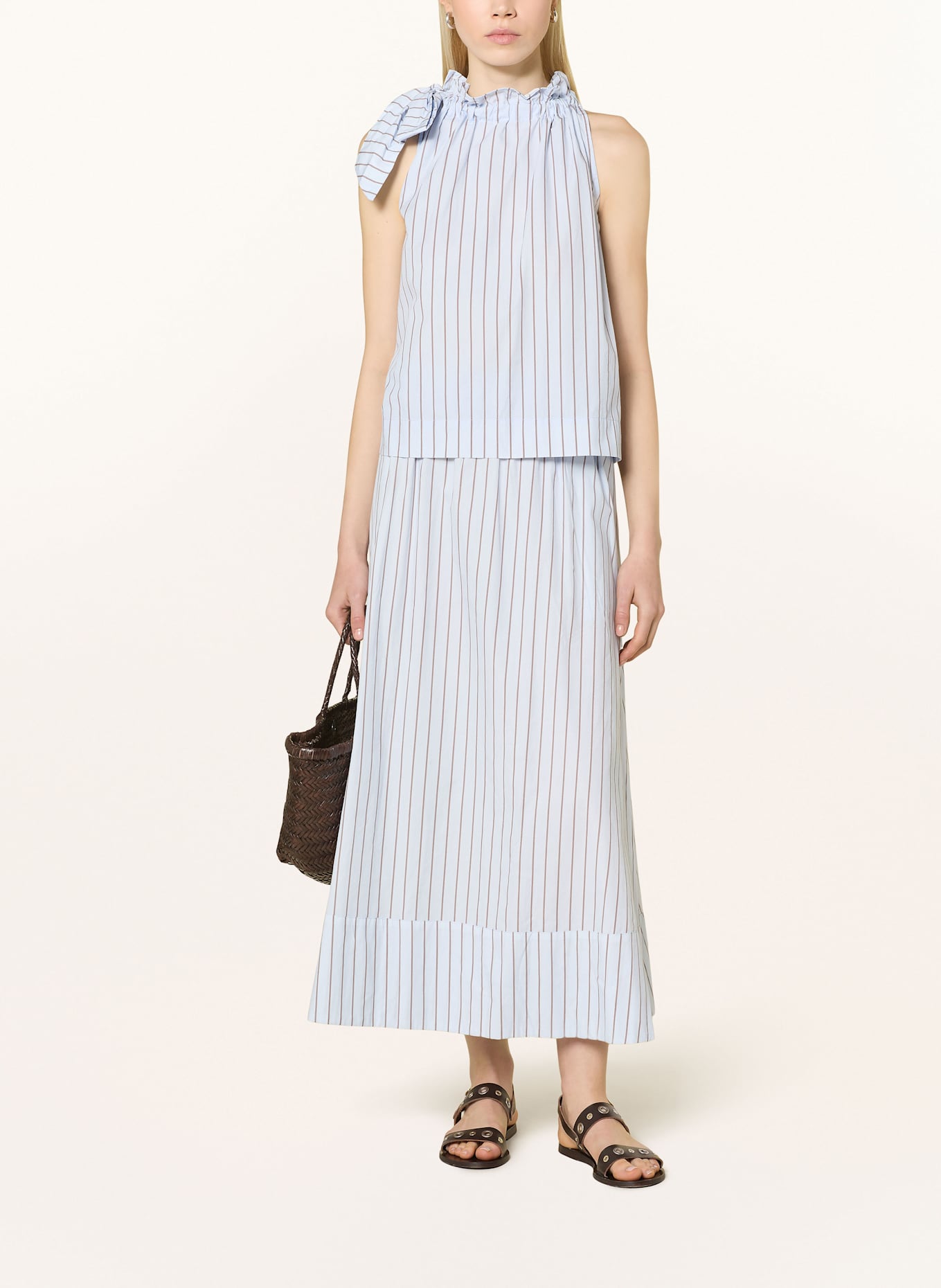 NEO NOIR Blusentop MAULA: HELLBLAU