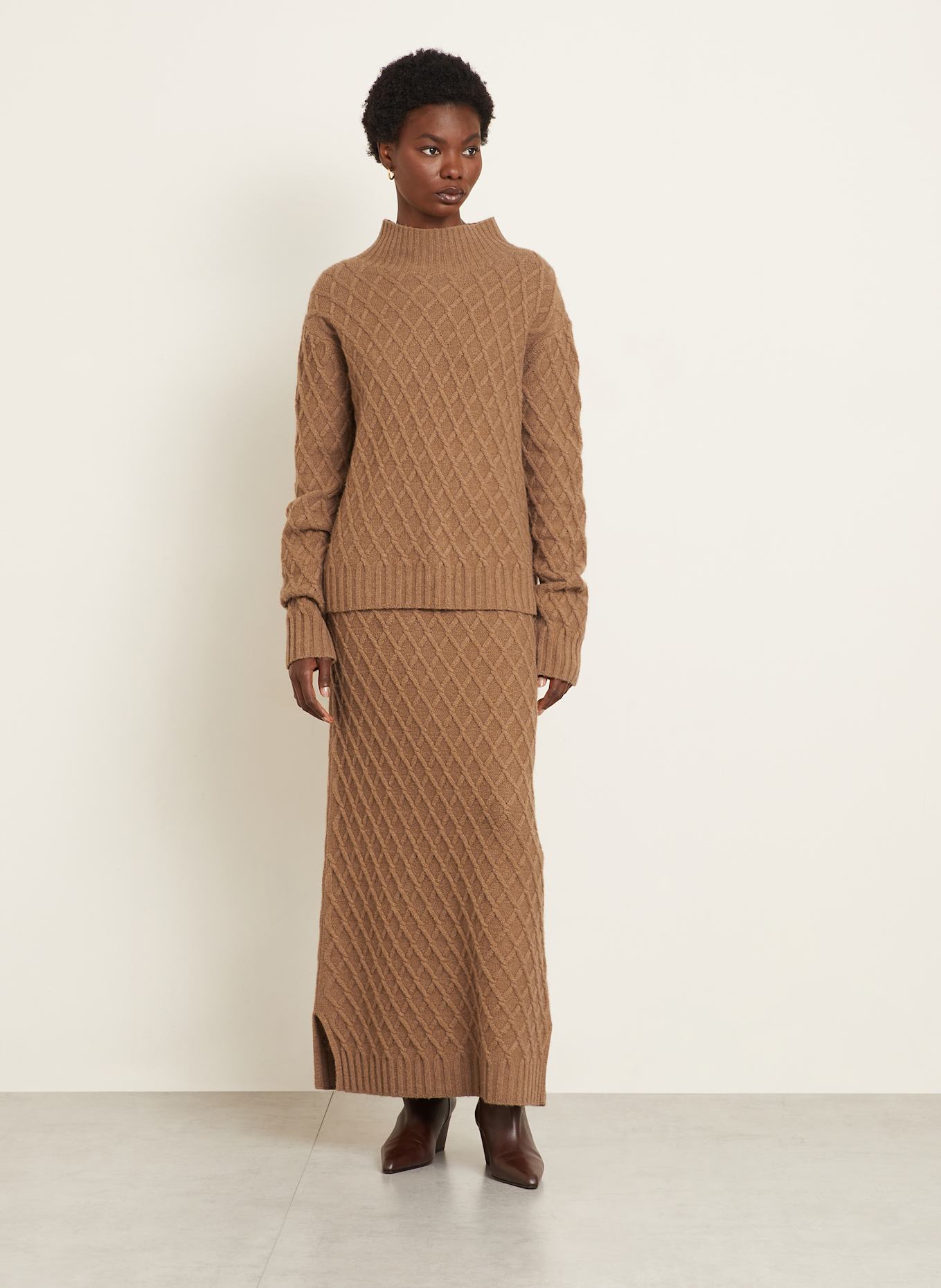 Max Mara Kamelhaar-Pullover MOLI: CAMEL
