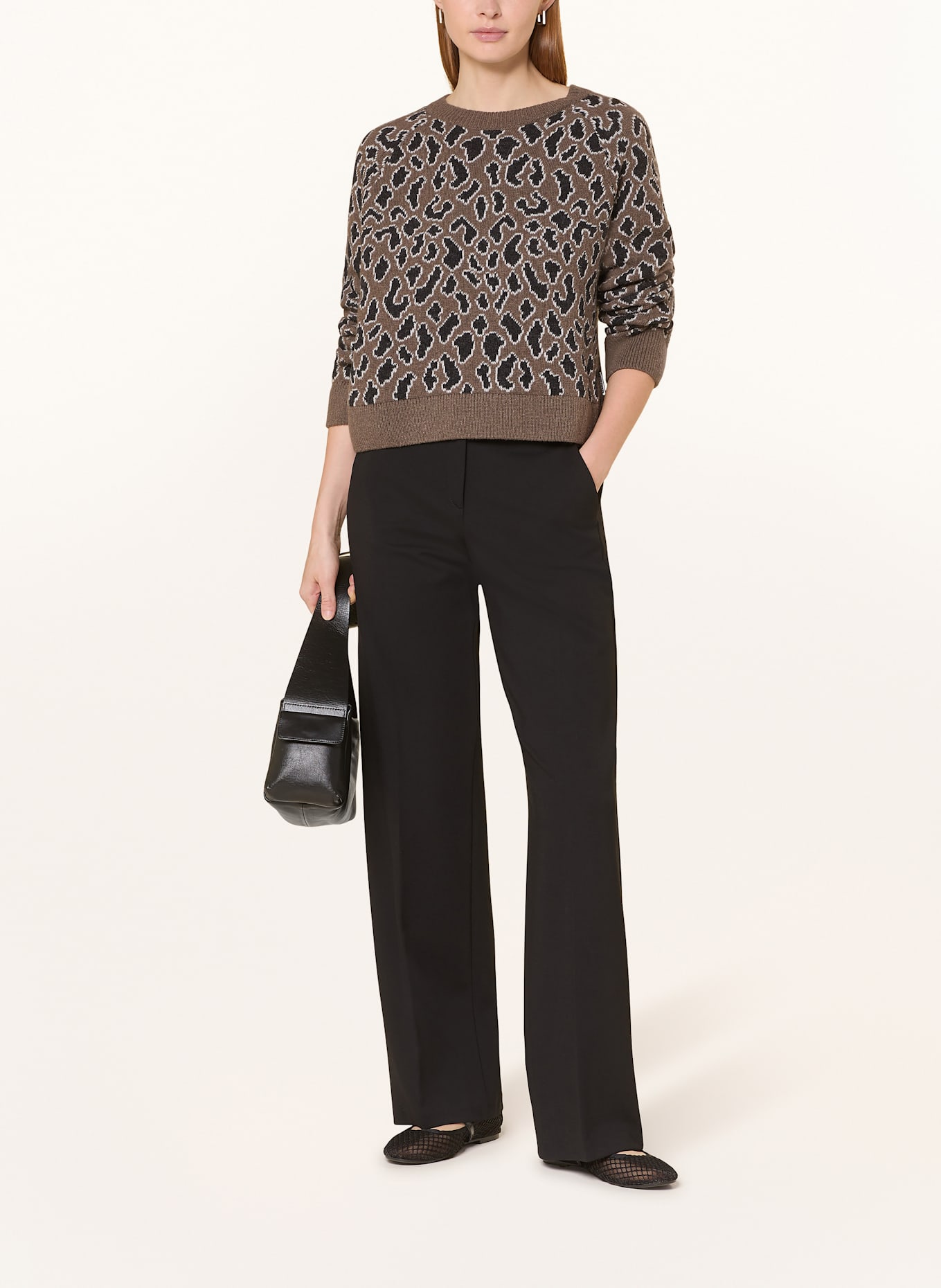 ARMEDANGELS Pullover DILIRIAA: BRAUN / SCHWARZ / WEISS