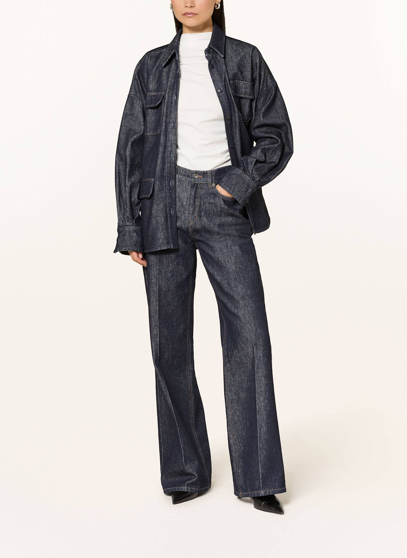 DRYKORN Longsleeve TIRY: ECRU