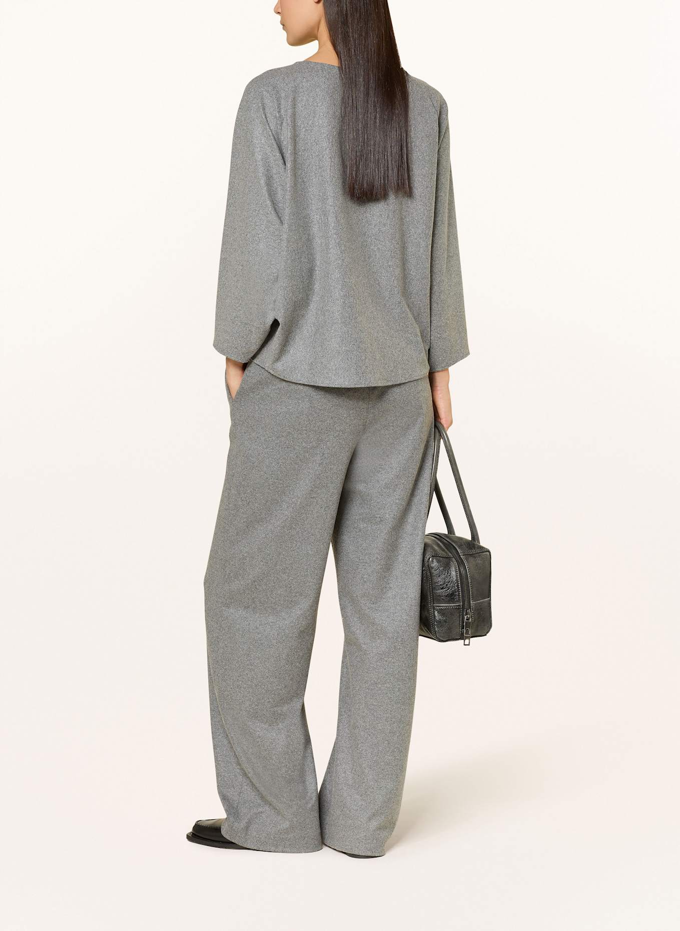 DRYKORN Pullover NIALINI mit 3/4-Arm: GRAU