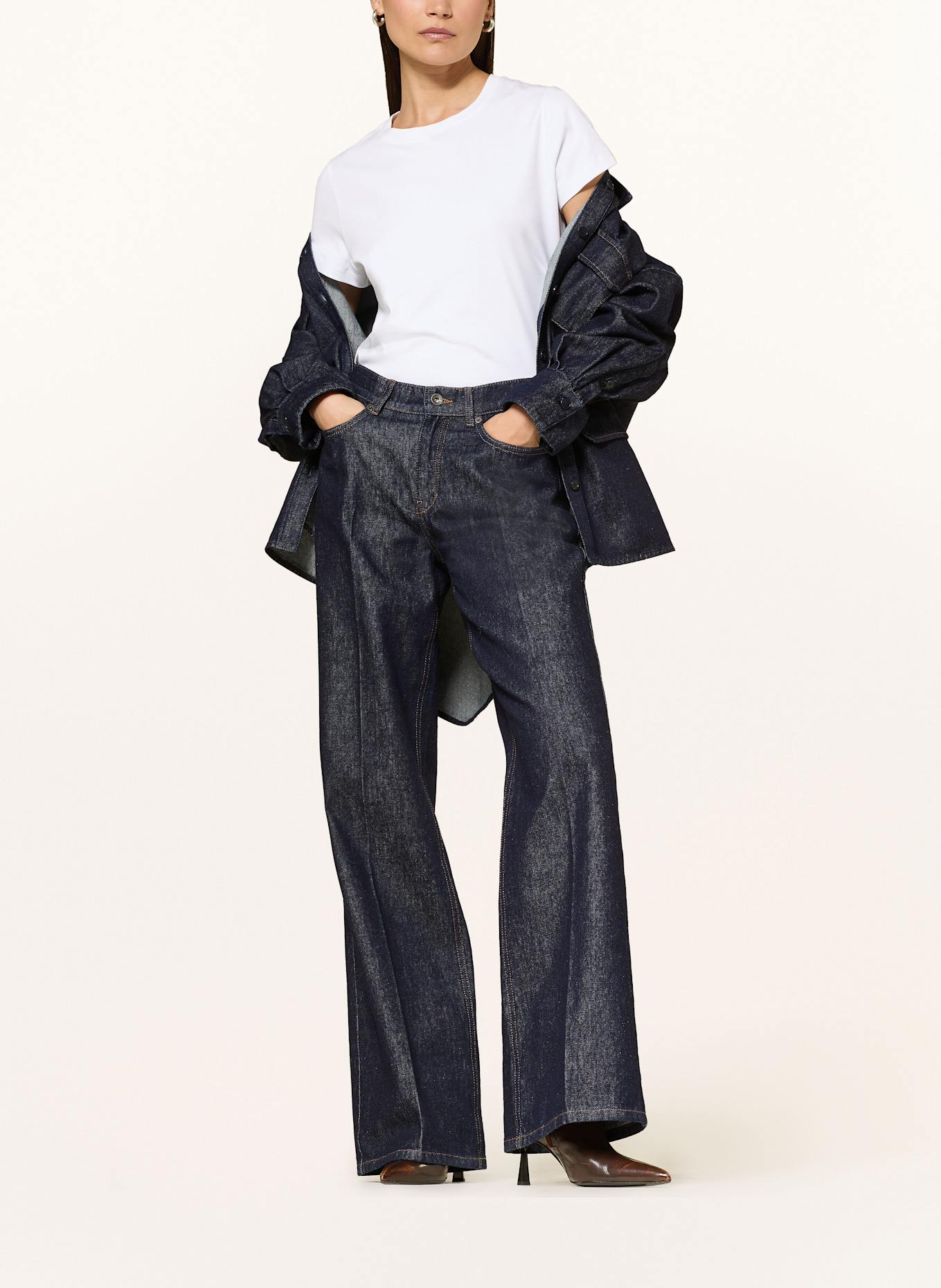 DRYKORN Flared Jeans RETAIN: 3000 blau