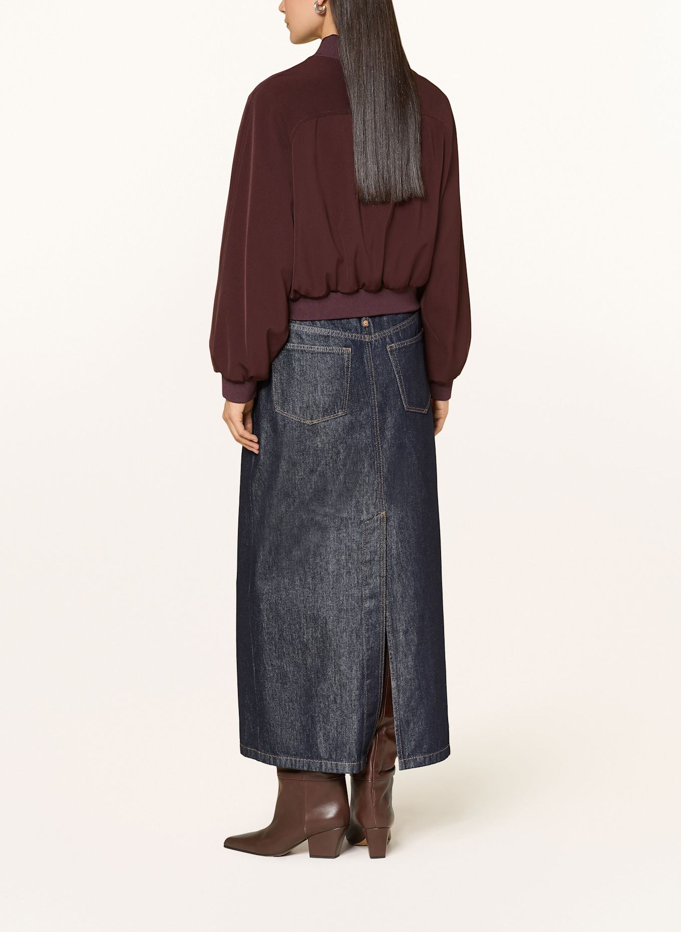 DRYKORN Blouson MARHAM: TMAVĚ ČERVENÁ