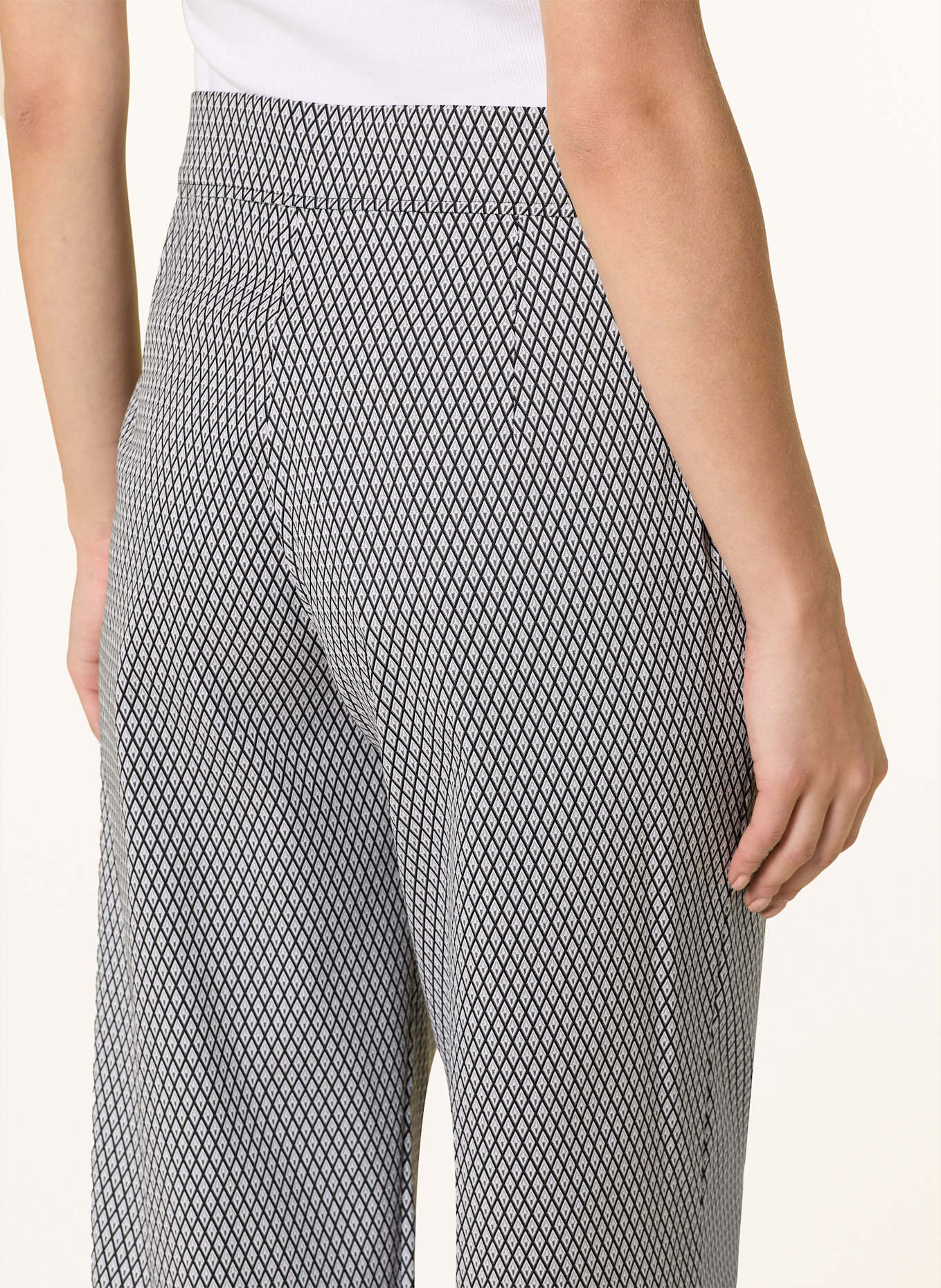 CINQUE Marlenehose CISOLO: DUNKELBLAU/ WEISS