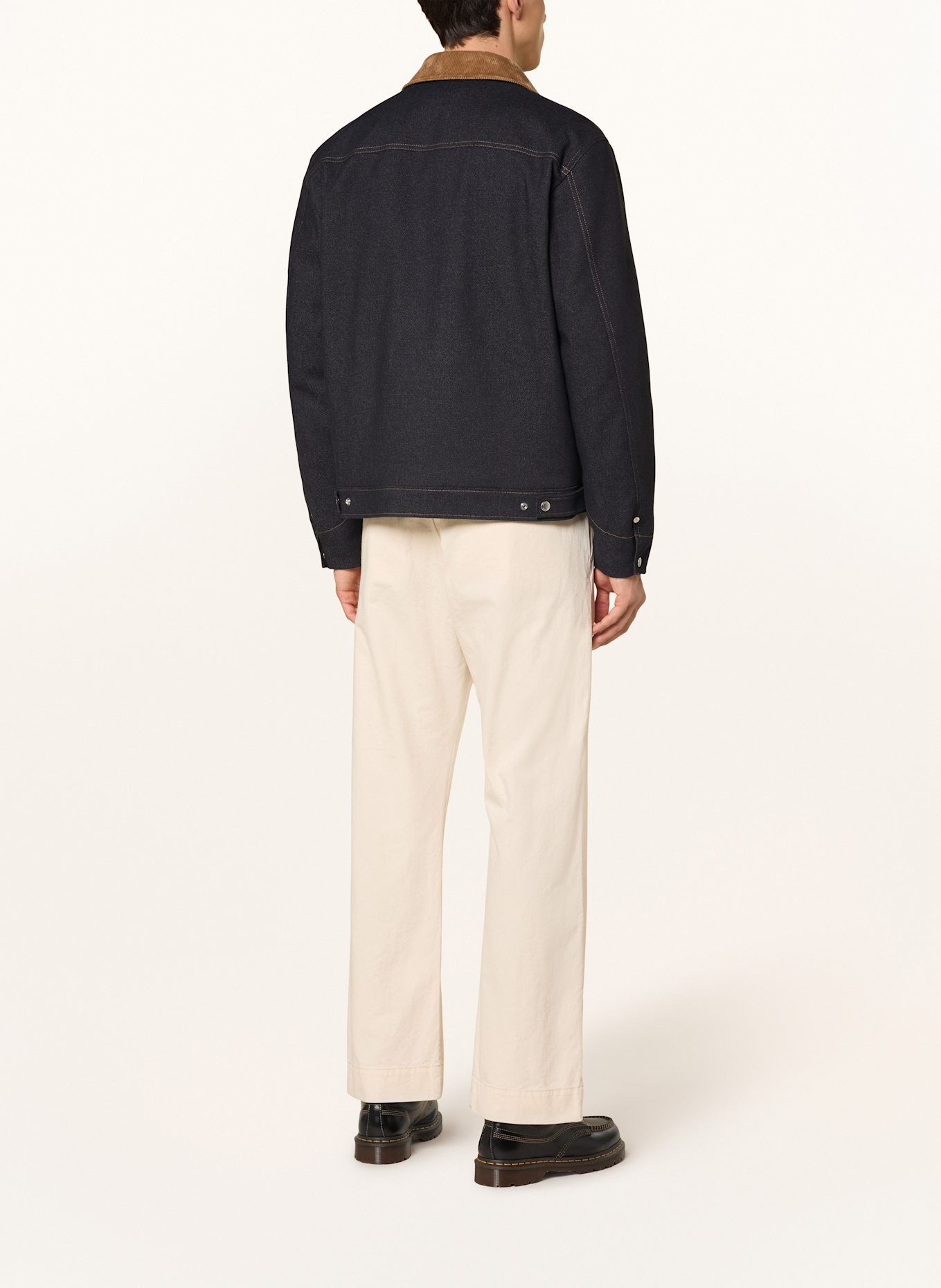 DRYKORN Jeansjacke RIKALO_2: DUNKELBLAU / CAMEL