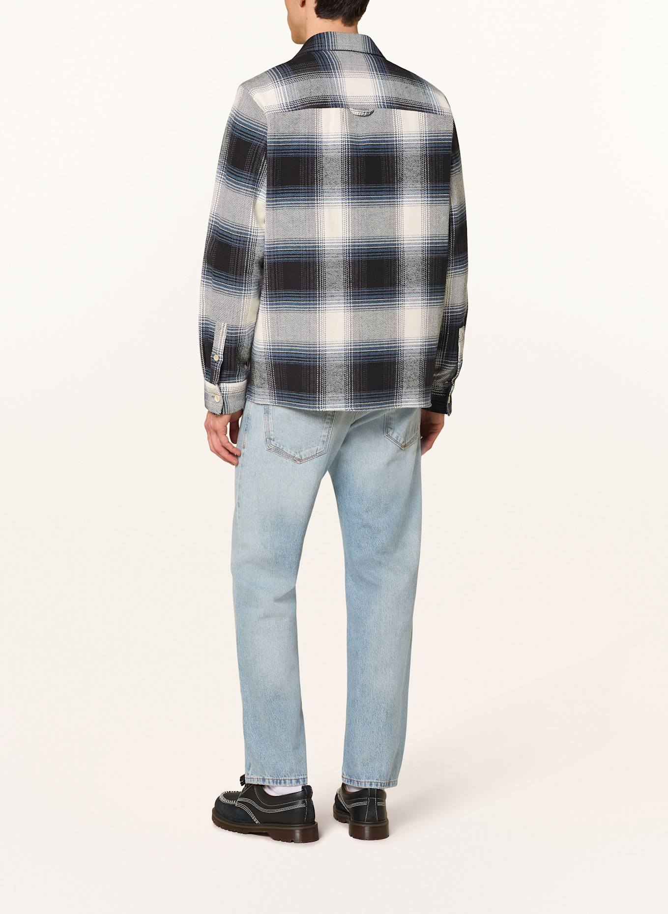 DRYKORN Hemd DIEGGO Comort Fit: BLAU / DUNKELBLAU / WEISS