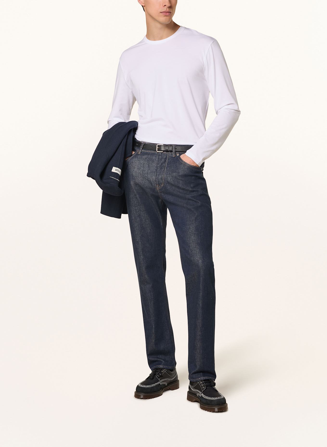 DRYKORN Long sleeve shirt IDIRO: WHITE