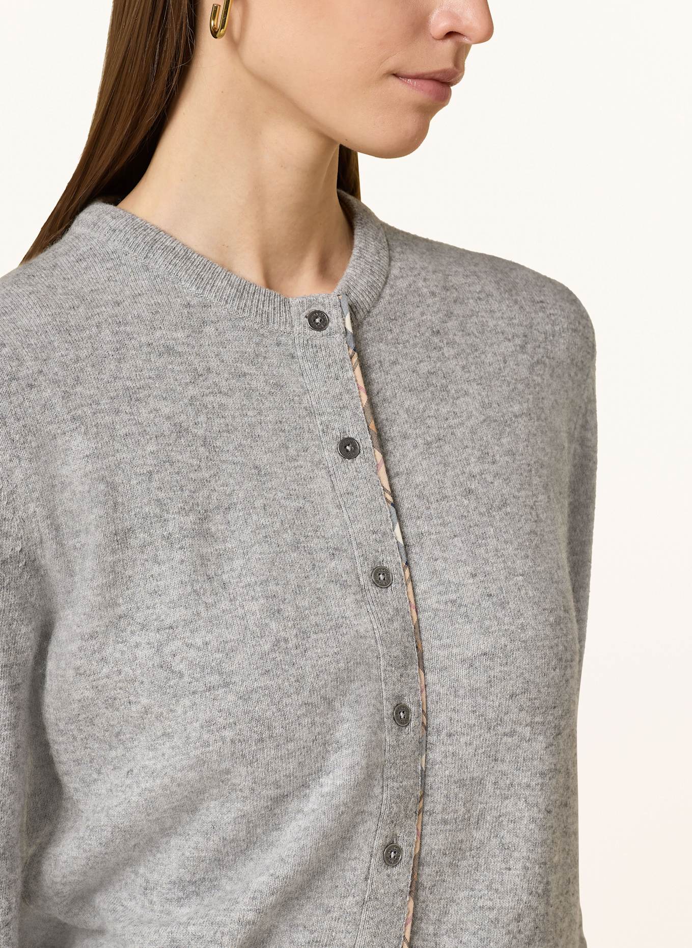 Barbour Strickjacke PENDLE: GRAU