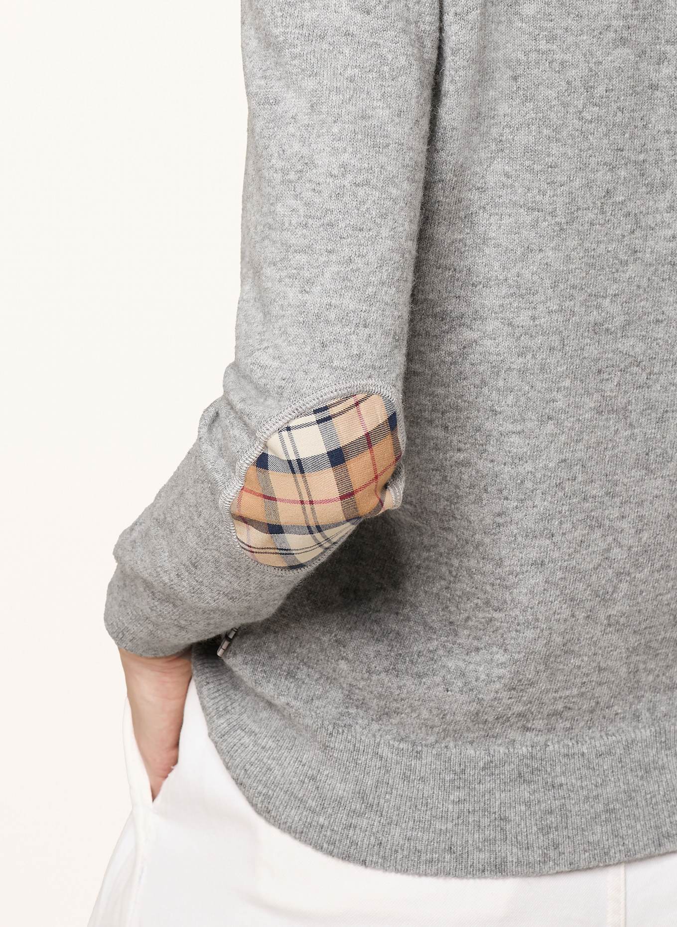 Barbour Strickjacke PENDLE: GRAU