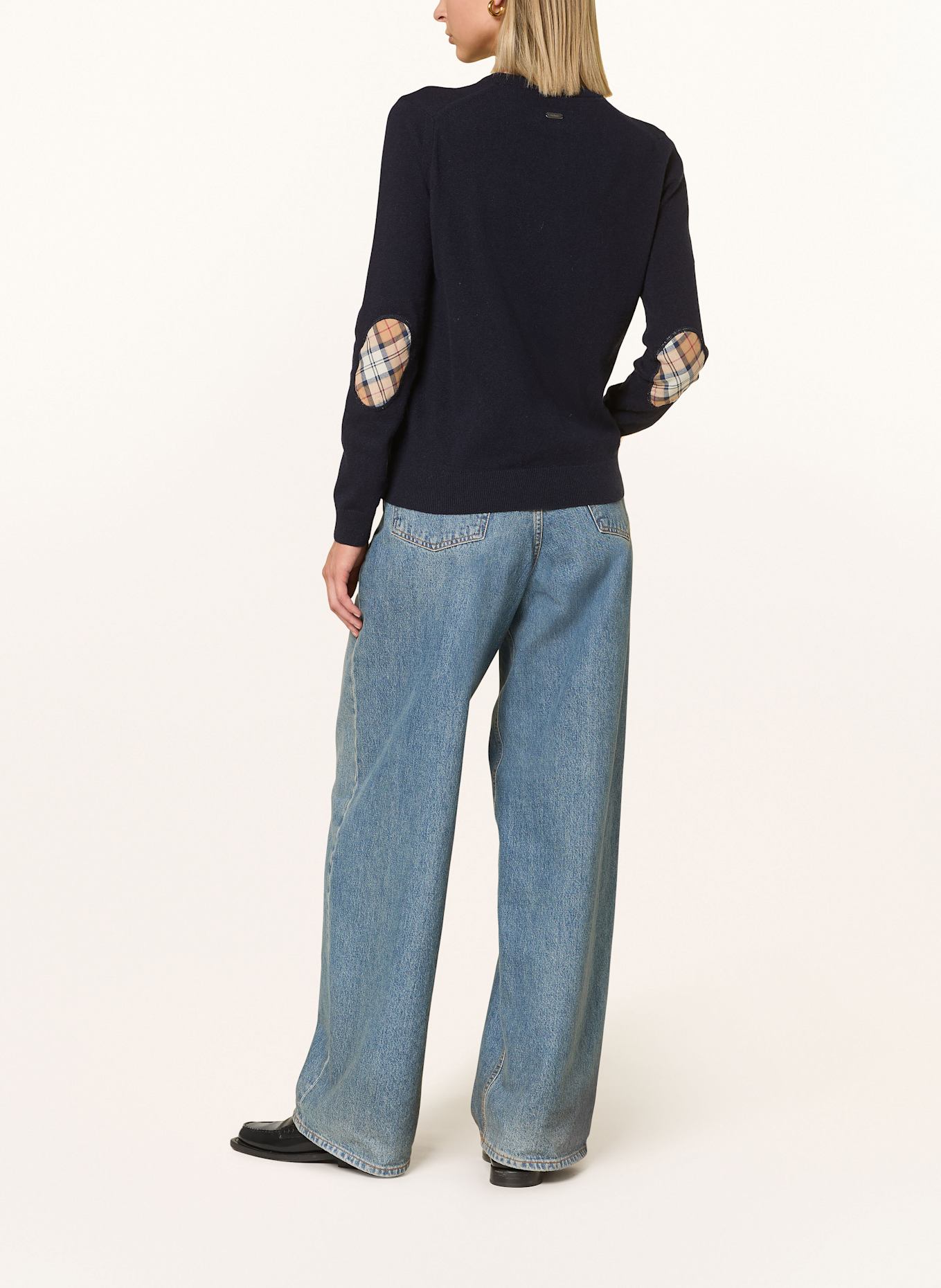 Barbour Kardigan PENDLE: GRANATOWY