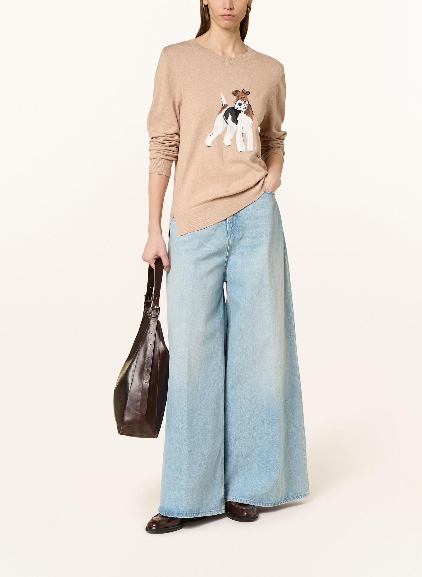 Barbour Pullover FAREHAM: CAMEL