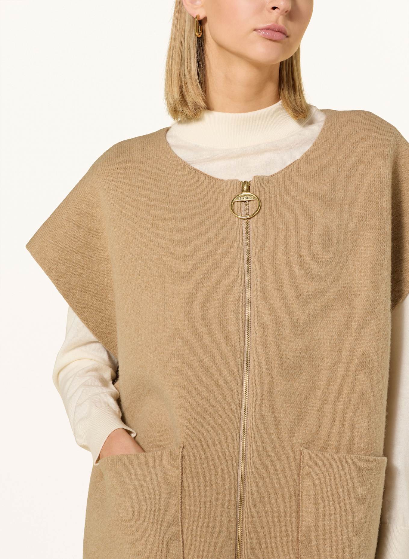 Barbour Strickjacke MARTHA: HELLBRAUN